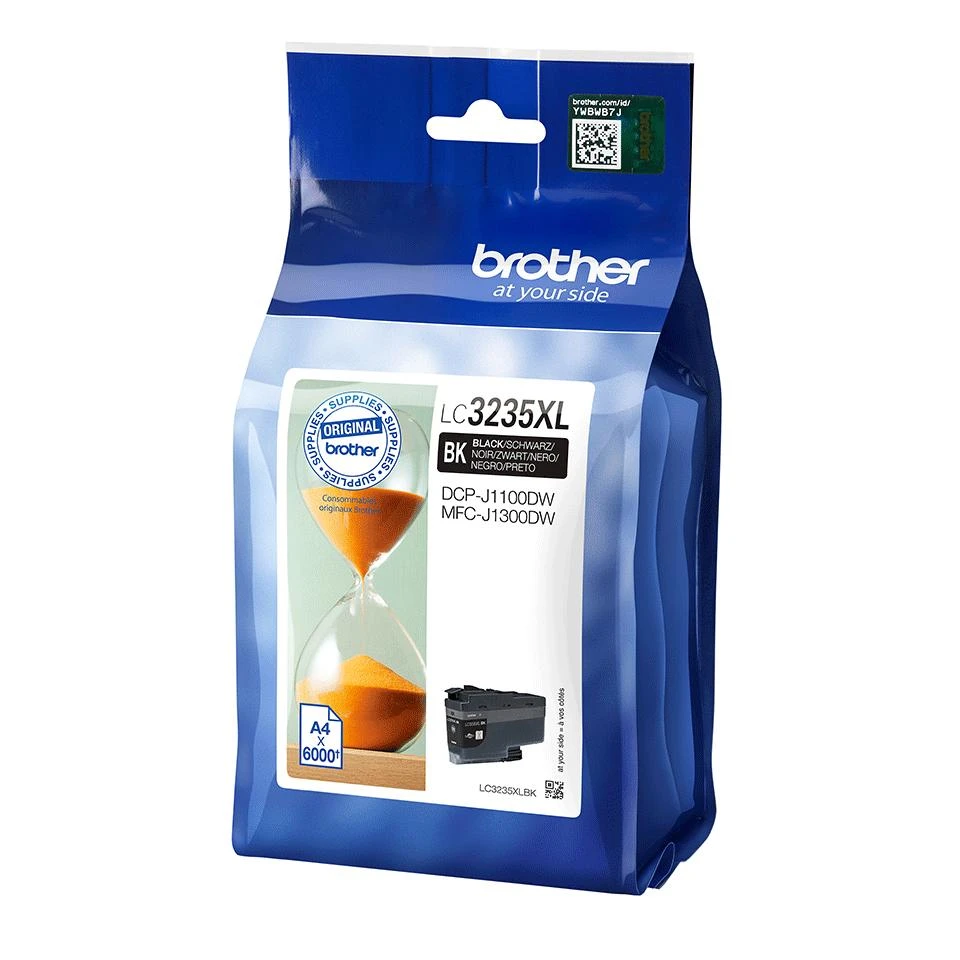 BROTHER LC-3235XLBK itin didelės talpos Juodas rašalo kasetė, 6000 psl.