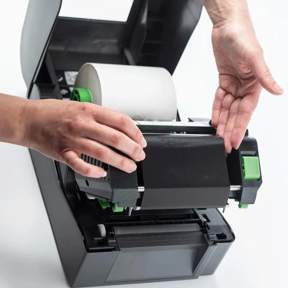 BROTHER TD-4520TN DESKTOP LABEL THERMO TRANSFER Spausdintuvas, USB, LAN, SERIAL PORT