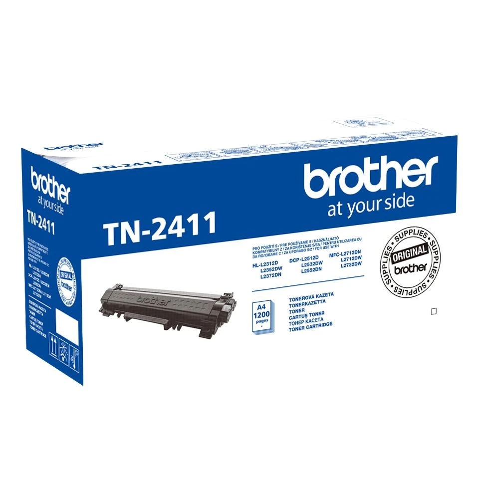 Toneris Brother TN2411 (original TN-2411, 1200 pages, juodas)