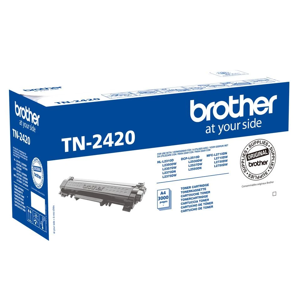 BROTHER TN-2420 TONERIS Juodas 3000P