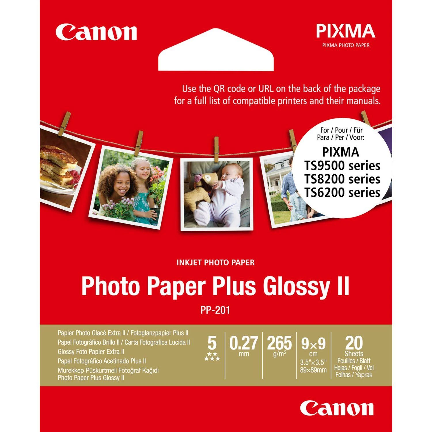 Canon 2311B070 fotopopierius Balta Blizgus