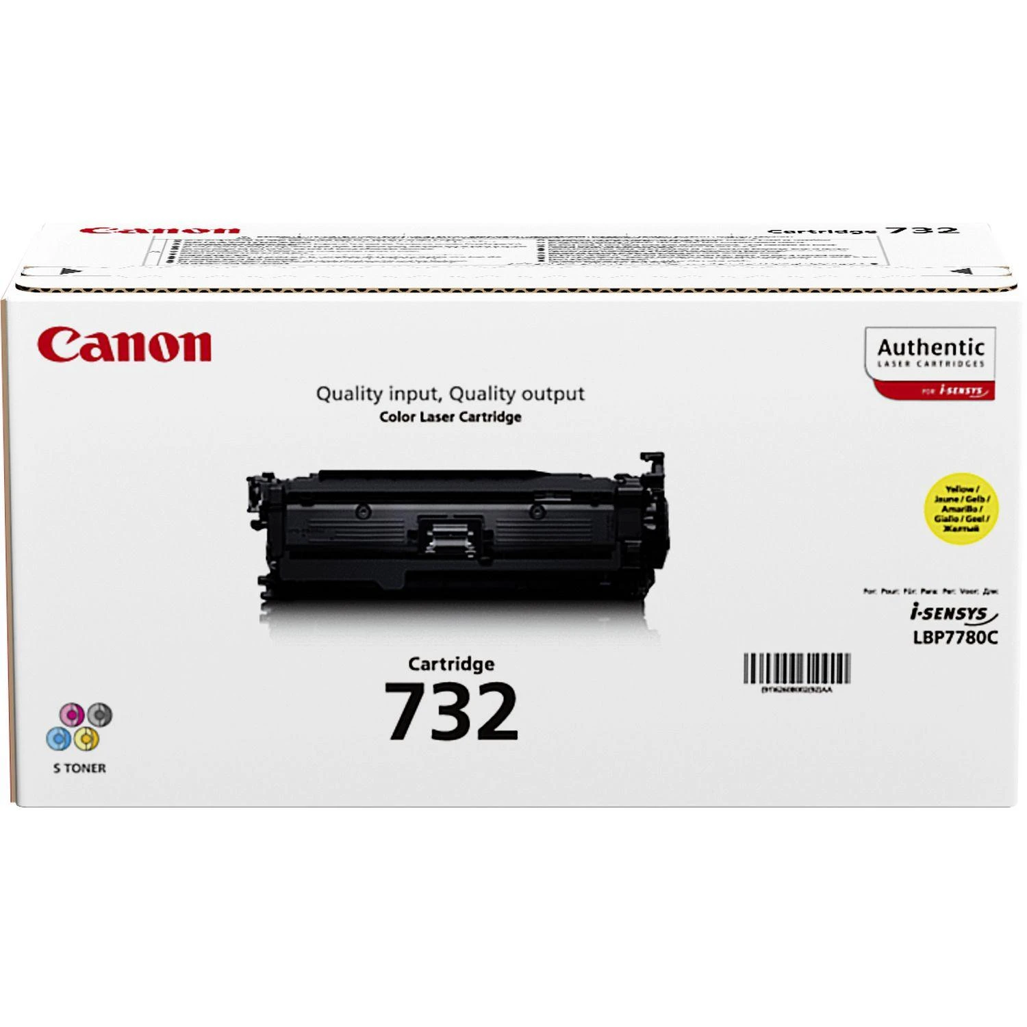 „Canon“ rašalo kasetė 732, geltona