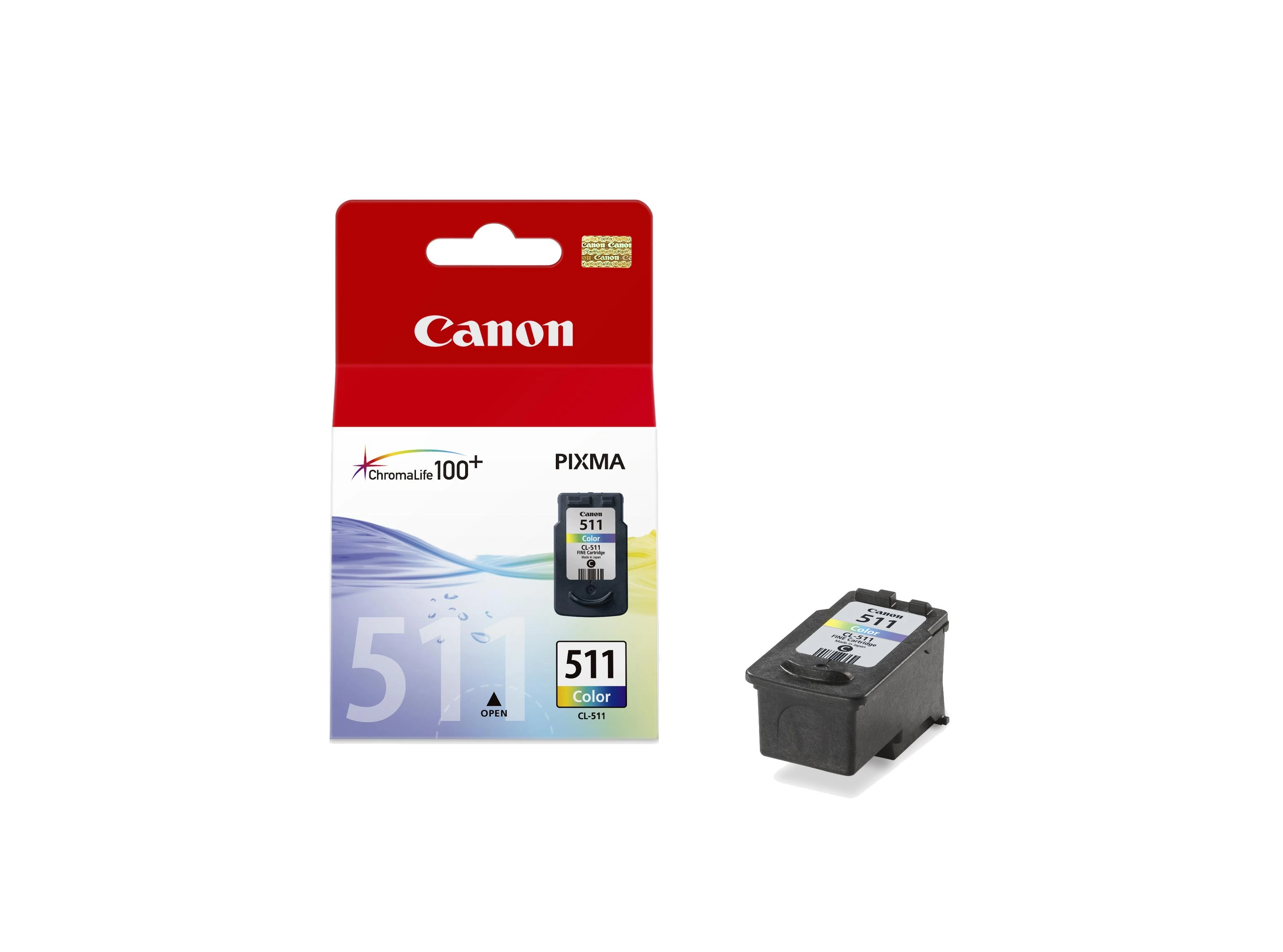 Rašalo kasetė CANON CL-511/2972B001, Spalvota
