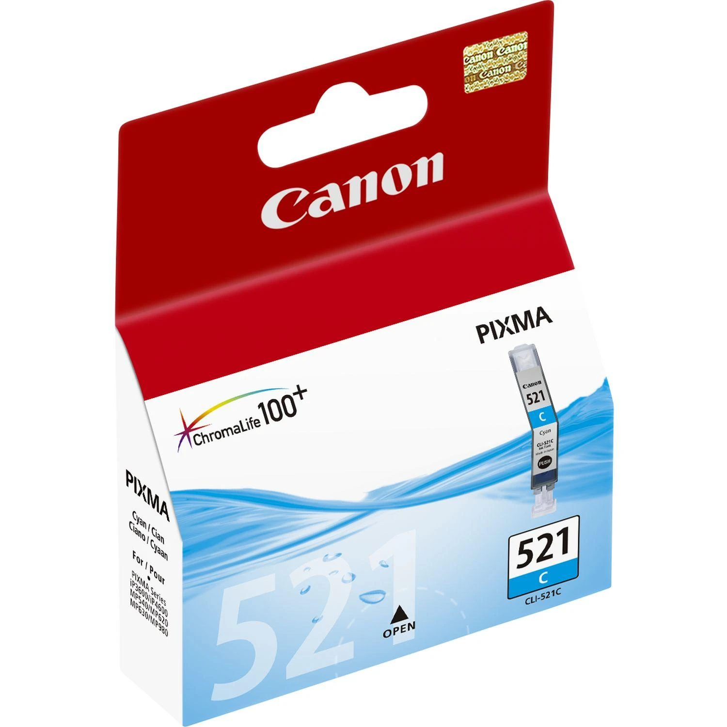 CANON CLI-521C melsvos spalvos rašalinė