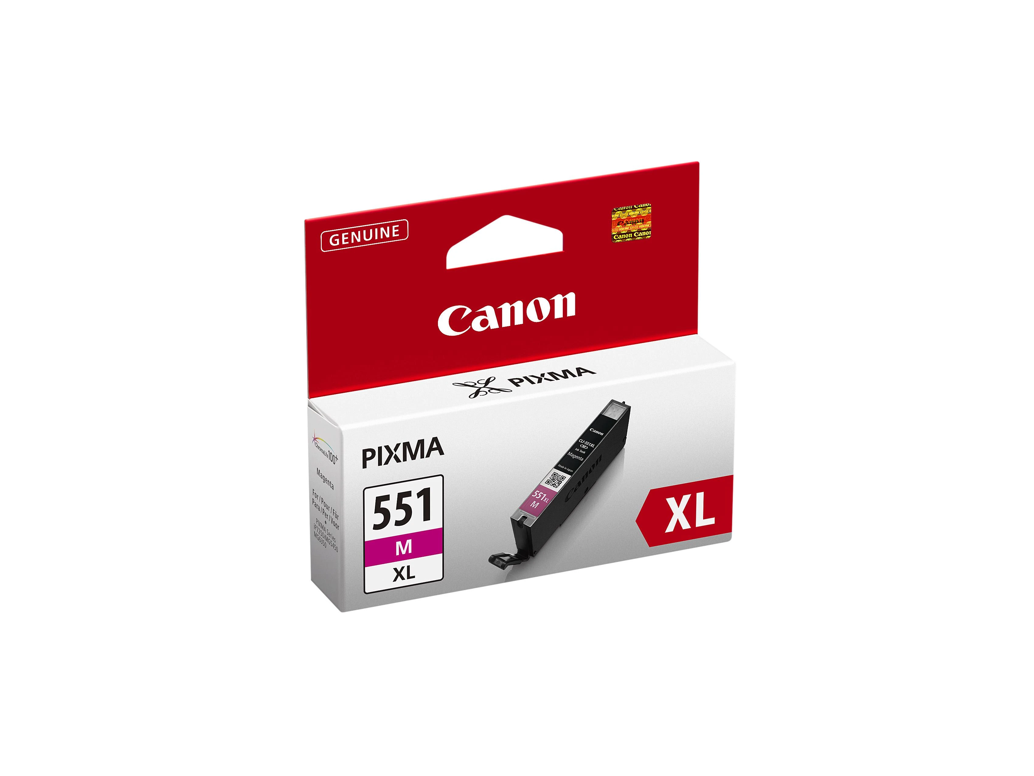 Canon CLI-551XL M (6445B001) Rašalinė kasetė, Purpurinė