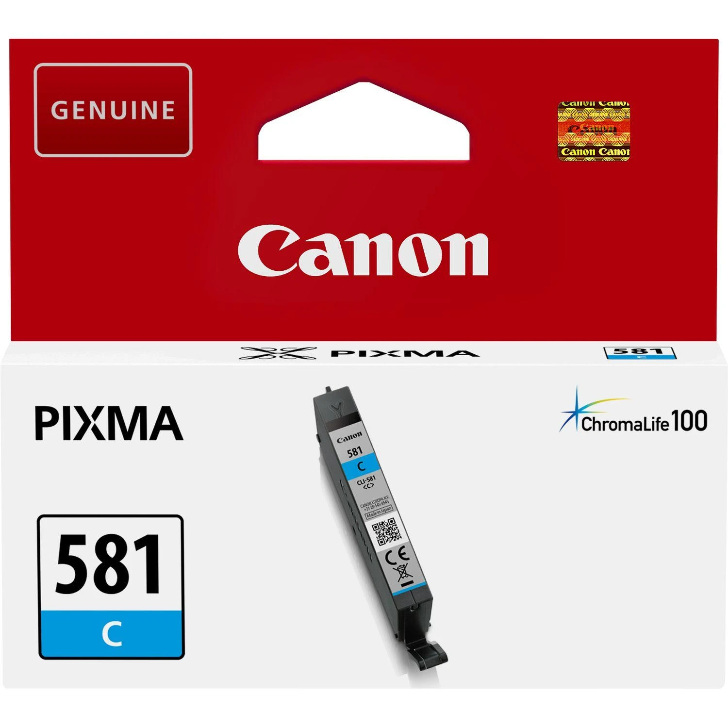 Canon CLI-581 (2103C001) Rašalinė kasetė, Žydra