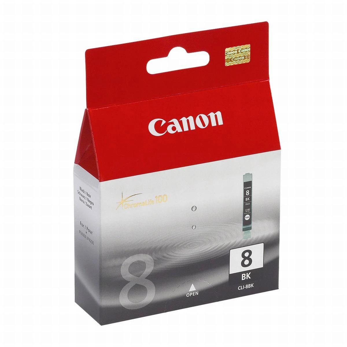 CANON 1LB CLI-8BK rašalo kasetė, juoda, standartinė talpa, 13 ml, 2,795 puslapiai, 1 pakuotė