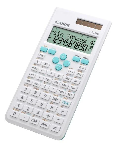 Canon F-715SG mokslinis skaičiuotuvas su turkio detalėmis