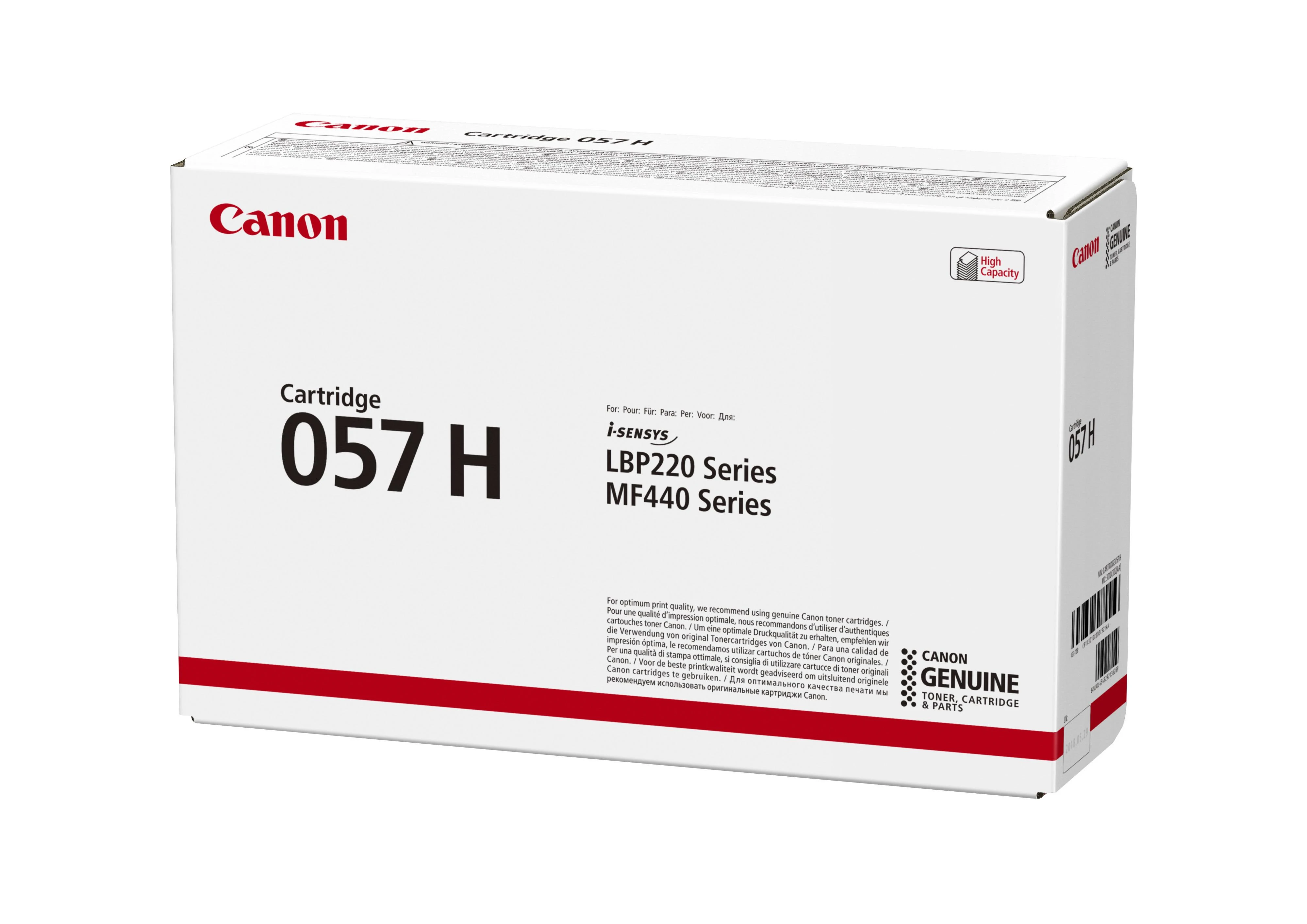 Canon CRG 057H (3010C002) Lazerinė kasetė, Juoda