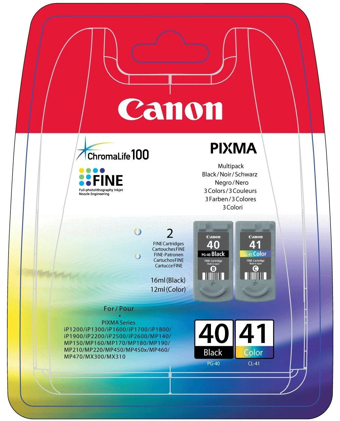 CANON PG-40/CL-41 Multi Pack (2 kasetės)