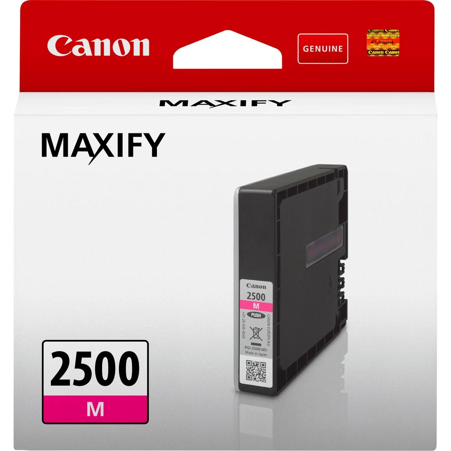 Canon PGI-2500M Originalus Rausvai raudona