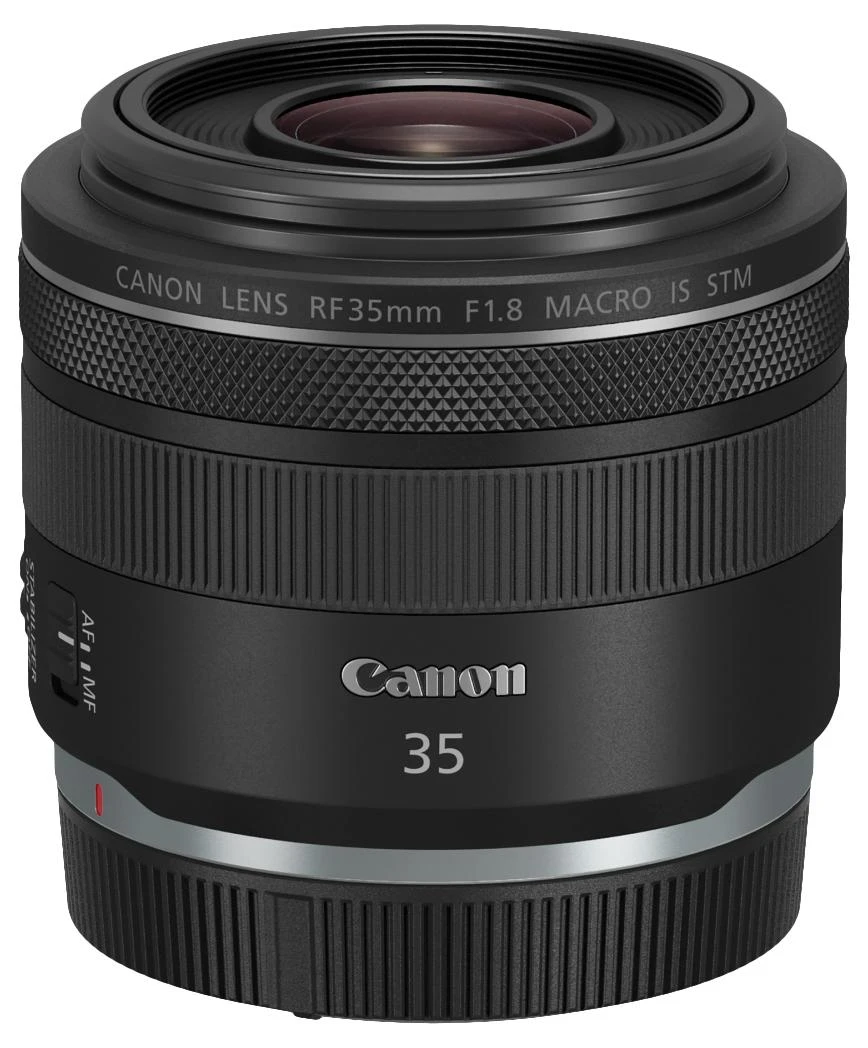 „Canon RF 35mm F1.8 IS STM Macro“ objektyvas.