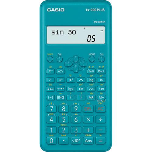Mokslinis skaičiuotuvas CASIO FX-220 PLUS II, 78 x 155 x 19.5 mm | Varle.lt