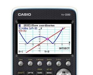 Casio FX-CG50 skaičiuotuvas Kišenė Grafikų skaičiuotuvas Juoda