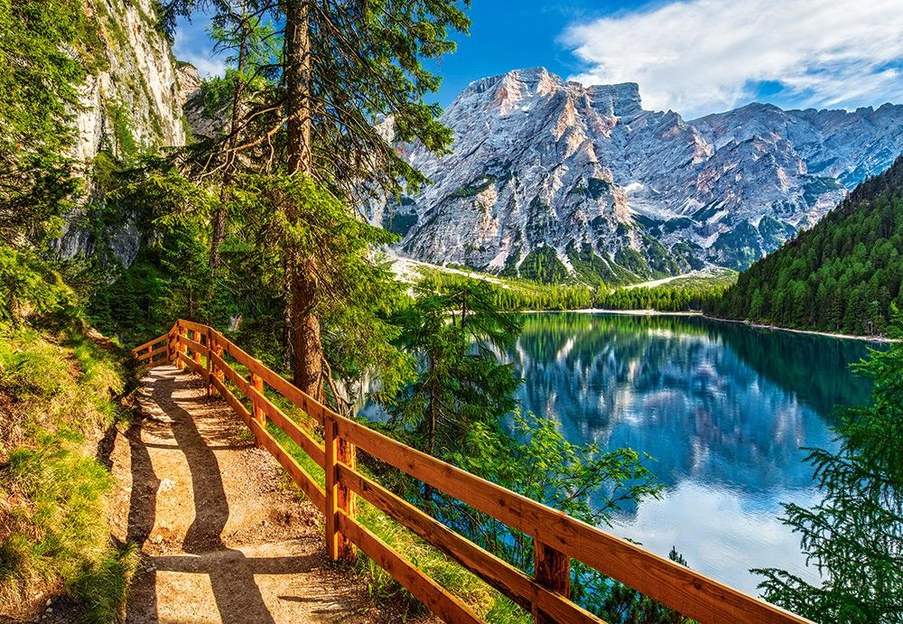 Castorland Dėlionė 1000 vnt. - Braies ežeras, Italija aprašymas - Prekės nuotrauka