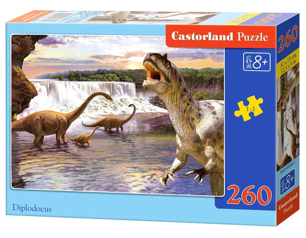 CASTORLAND dėlionė dinozauras Diplodokas, 260d., B-26999-1