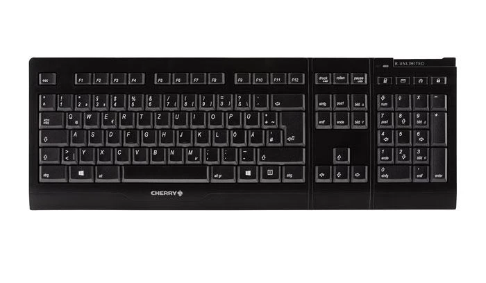 CHERRY B.Unlimited 3.0 klaviatūra Radijo dažnio belaidė Skandinaviškas Juoda