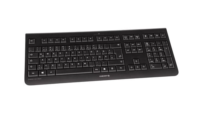 CHERRY DW 3000 klaviatūra Radijo dažnio belaidė QWERTY Anglų (JAV) Juoda