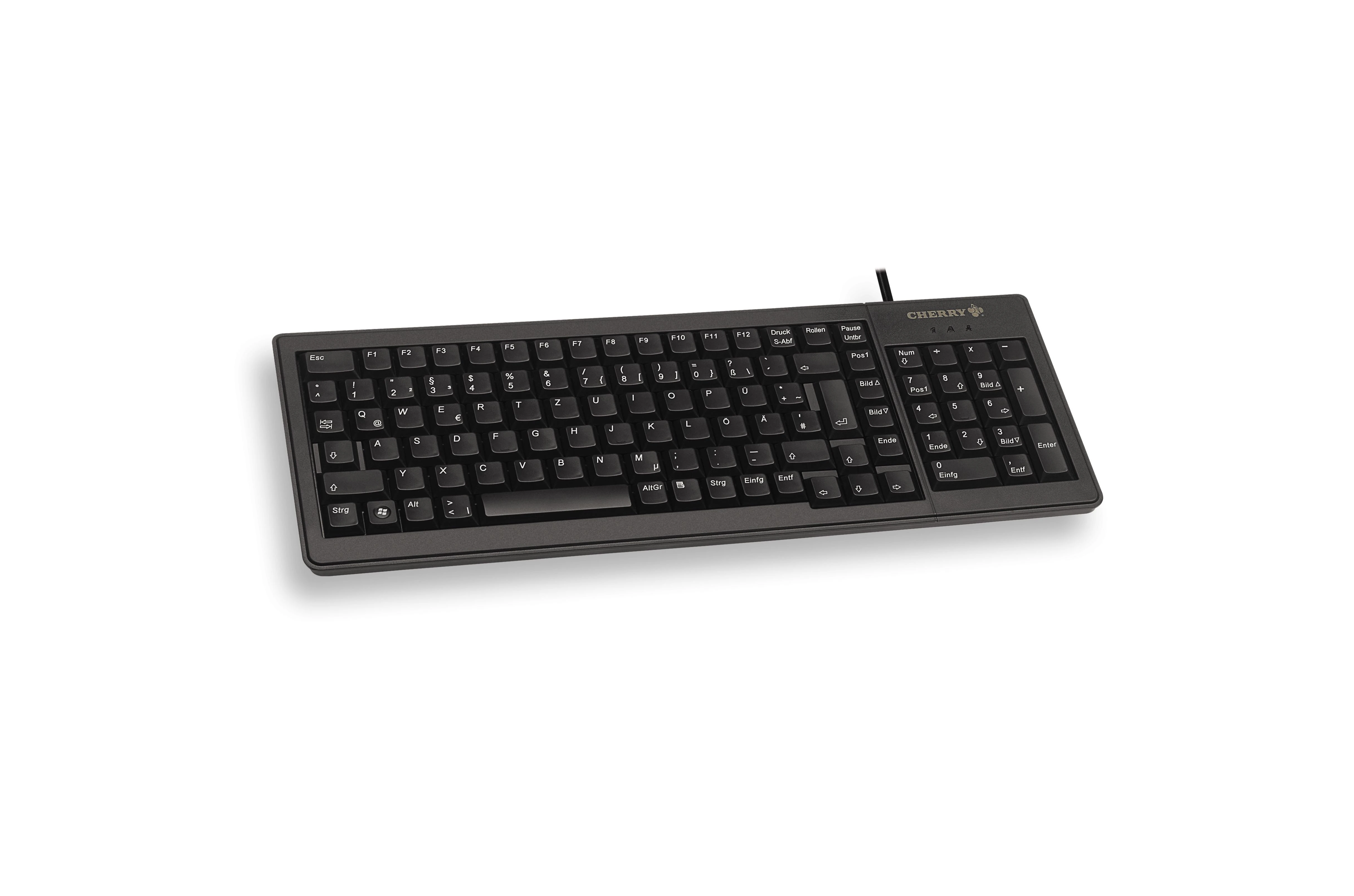 CHERRY XS Complete G84-5200 klaviatūra USB QWERTY Anglų Juoda