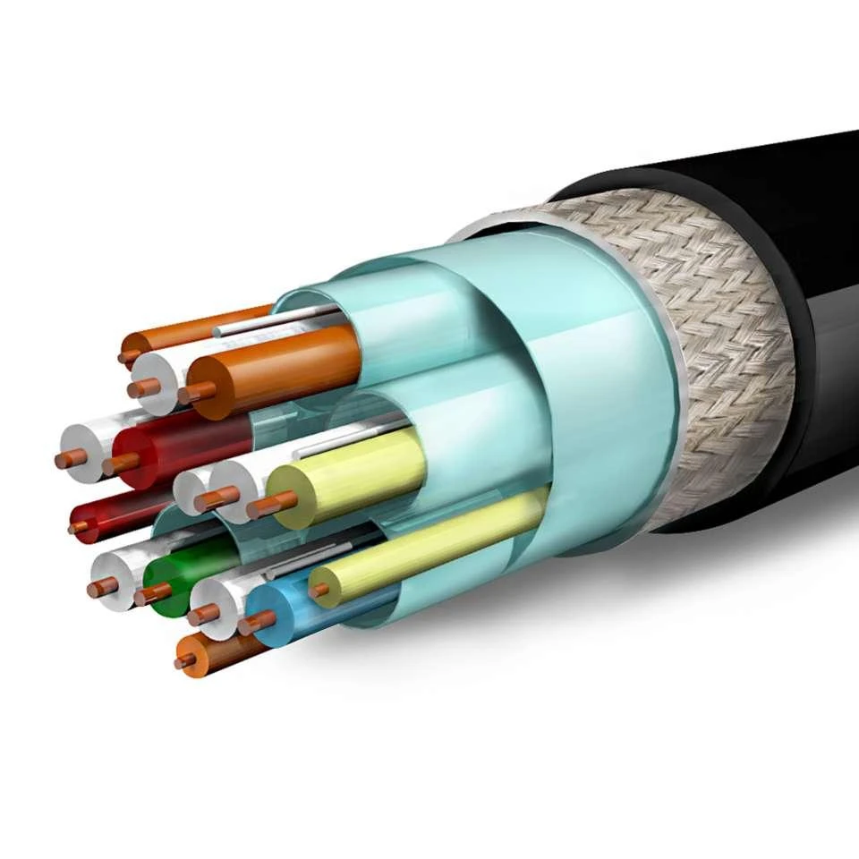 DisplayPort kabelio vidinė struktūra ir laidų gyslos