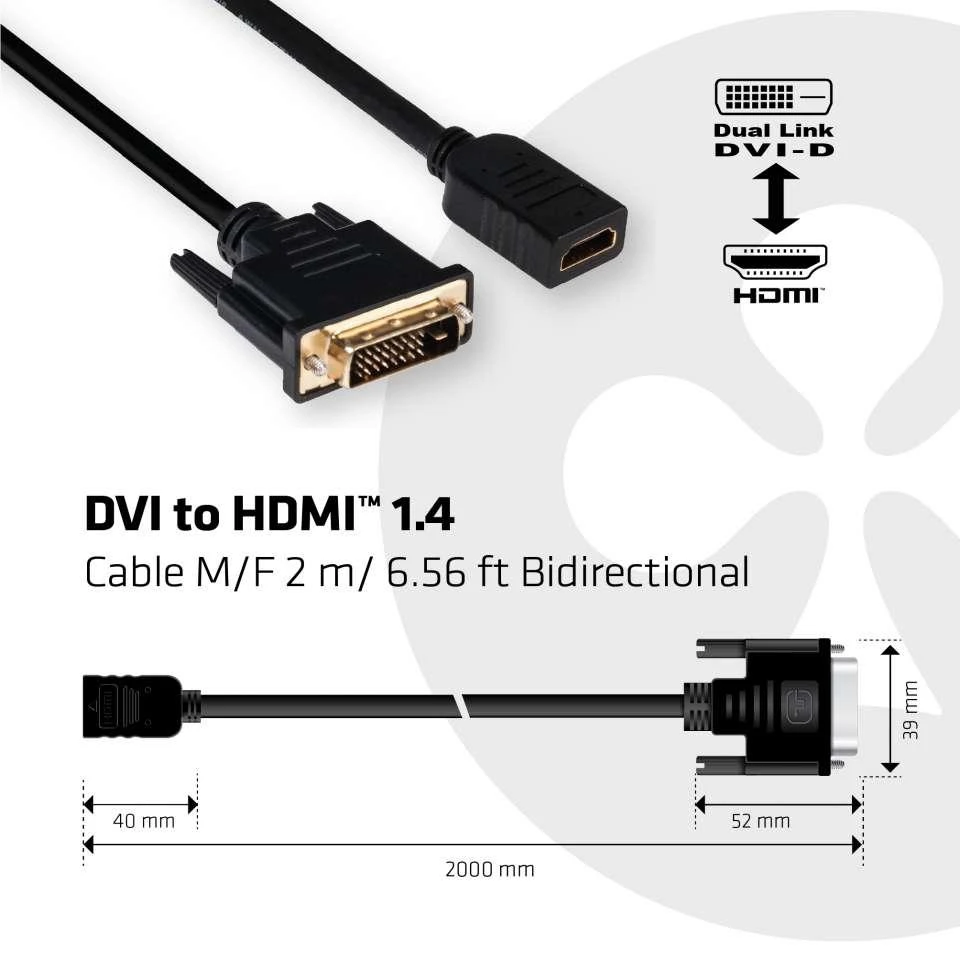 DVI į HDMI adapteris su technine schema