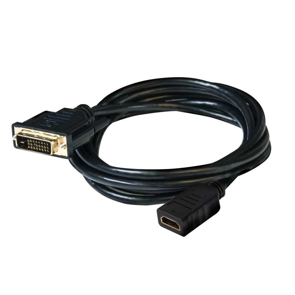 Club 3D CLUB3D DVI į HDMI 1.4 M/F 2 m/6,56 pėdų dvikryptis kabelis