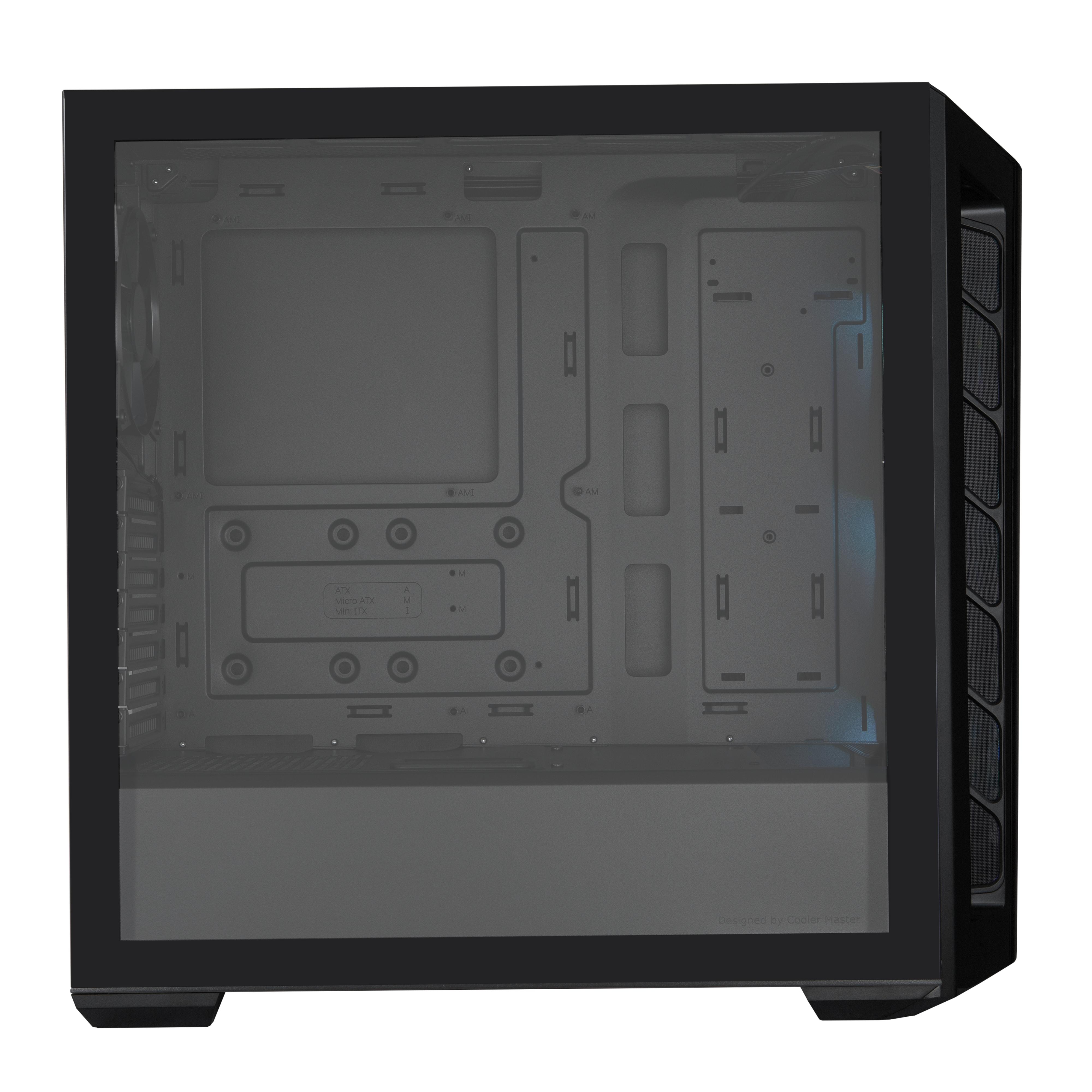 Cooler Master MasterBox MB520 ARGB „Midi Tower“ Juoda