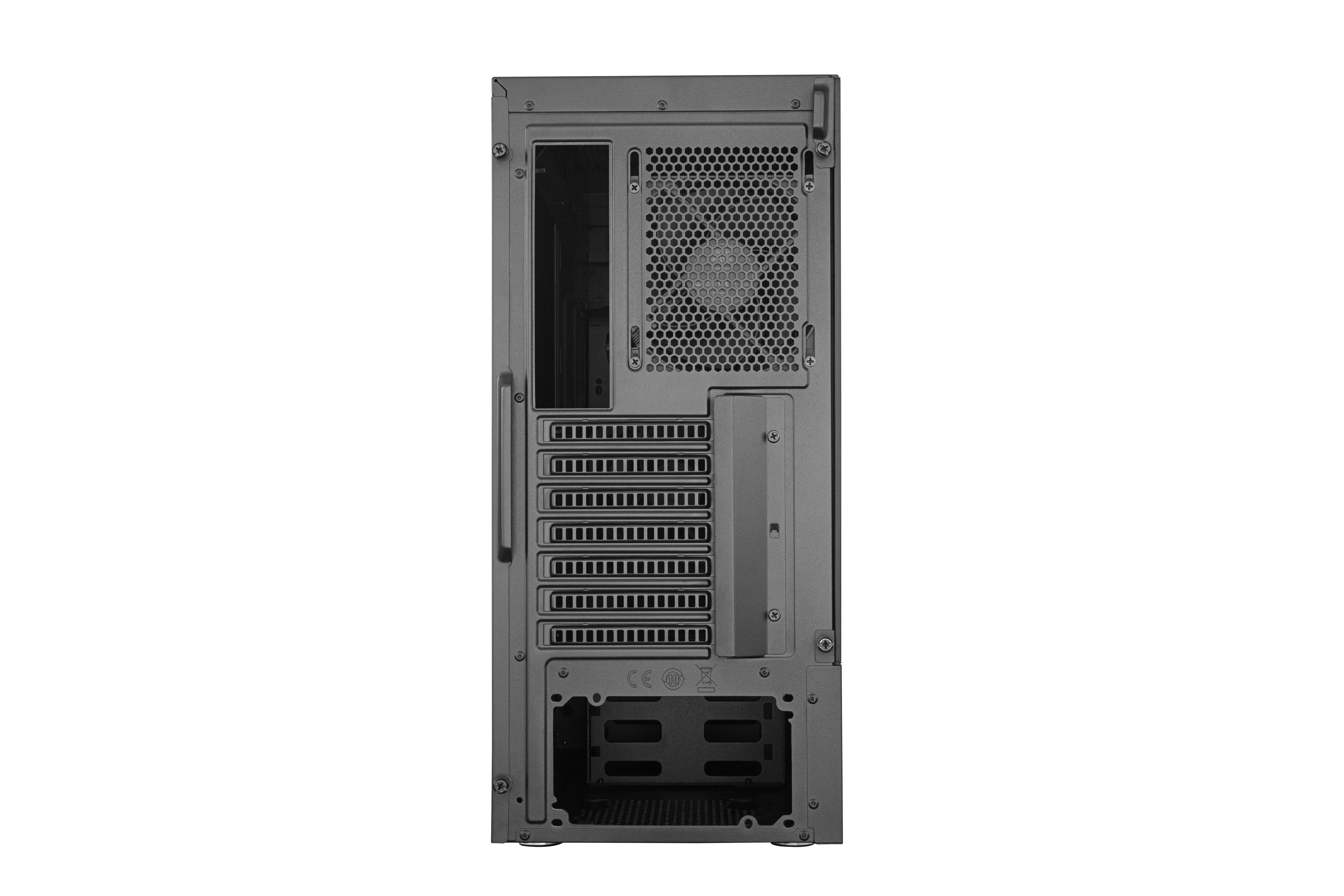 „Cooler Master“ | „Silencio S600“ su plienine šonine panele | Juodas | Mini ITX, Micro ATX, ATX