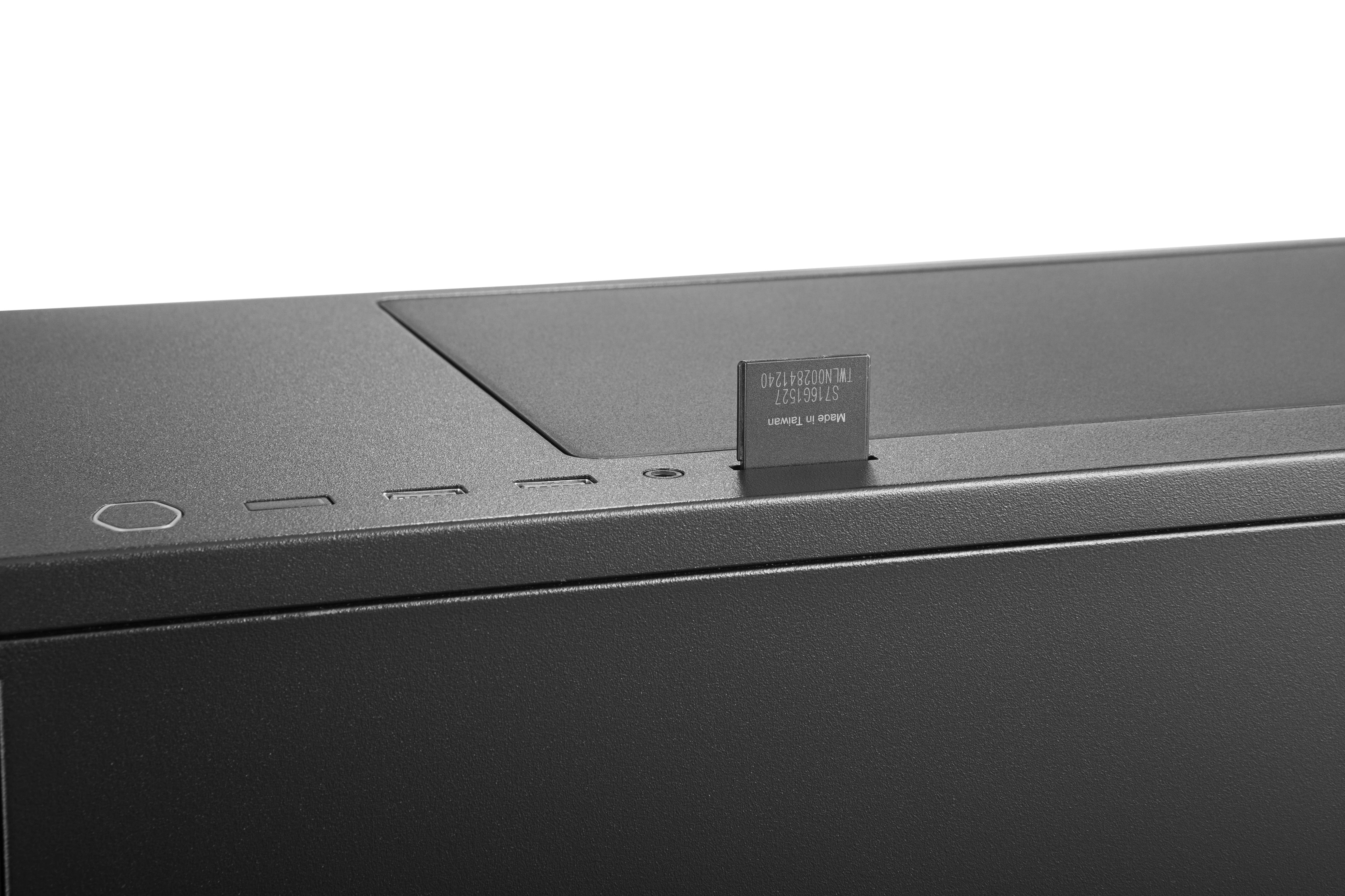 „Cooler Master“ | „Silencio S600“ su plienine šonine panele | Juodas | Mini ITX, Micro ATX, ATX