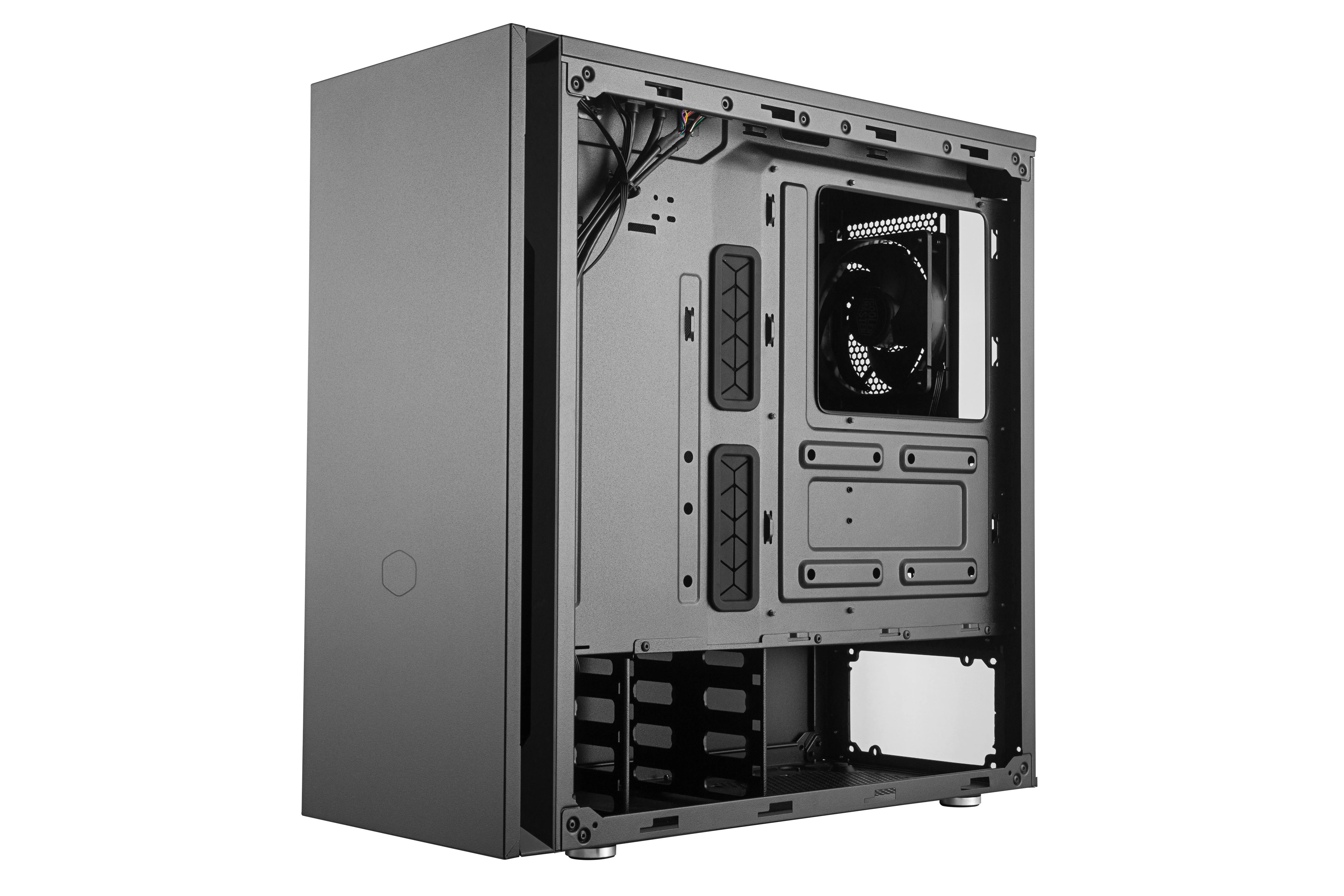 „Cooler Master“ | „Silencio S600“ su plienine šonine panele | Juodas | Mini ITX, Micro ATX, ATX