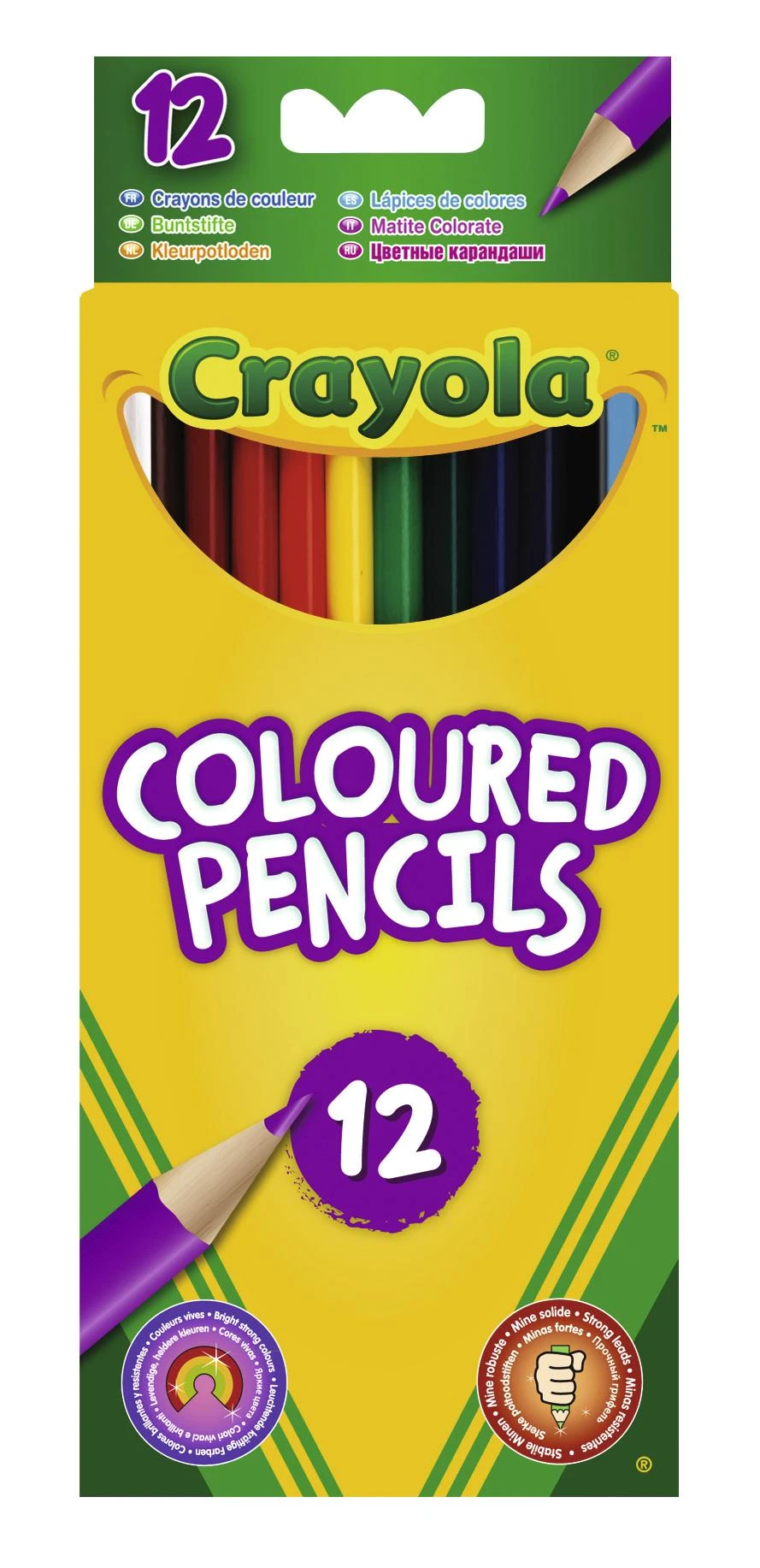 Crayola, Inc. Crayola Spalvoti pieštukai (12 vnt.)