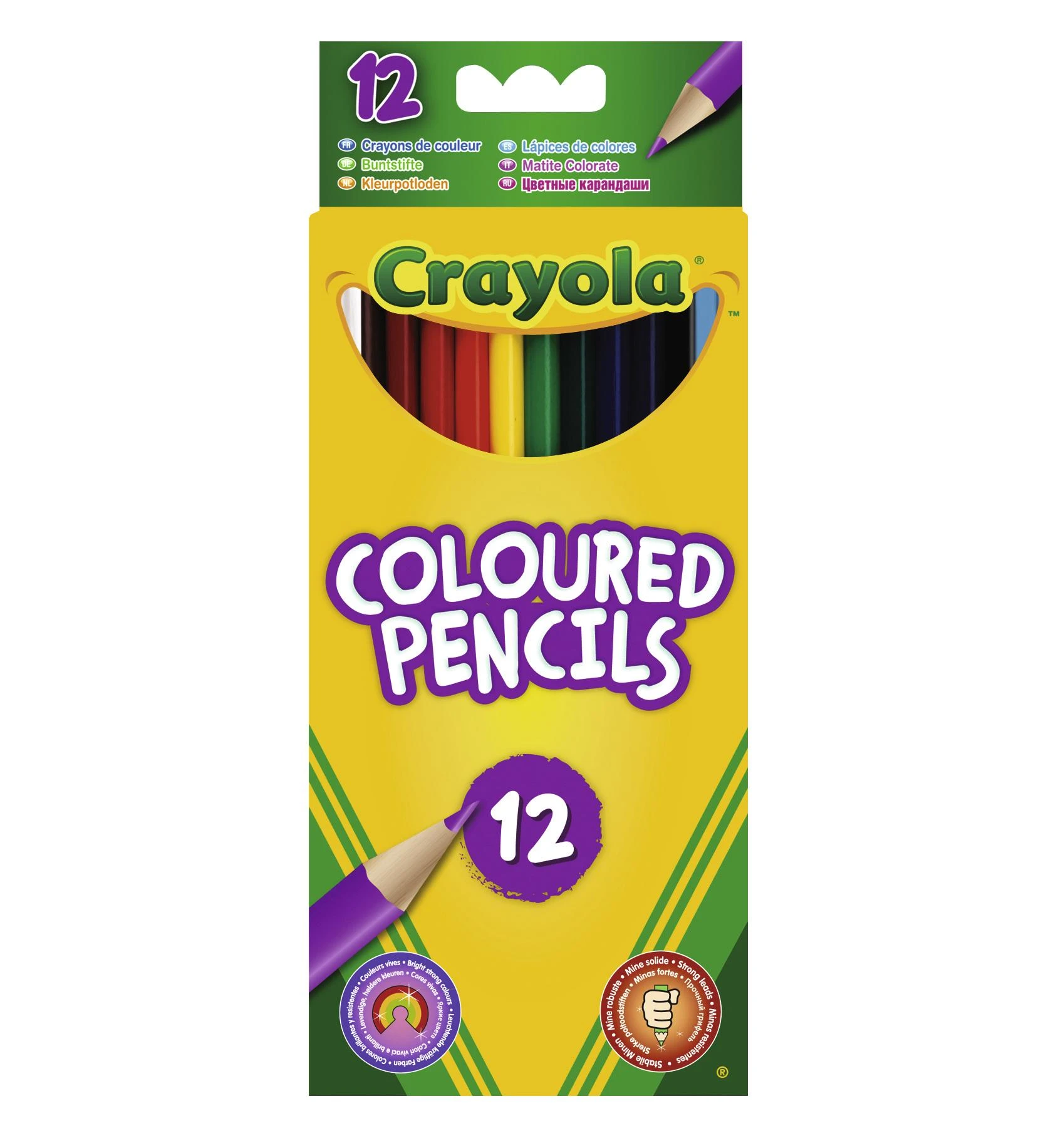 Crayola, Inc. Crayola Spalvoti pieštukai (12 vnt.)