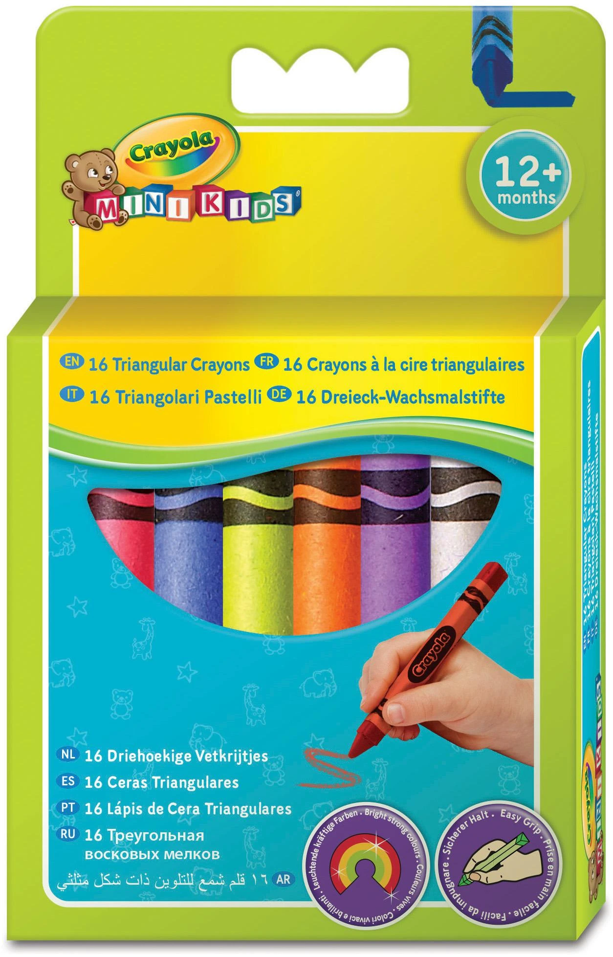 Crayola, Inc. Crayola Trikampės kreidelės (16 vnt.)
