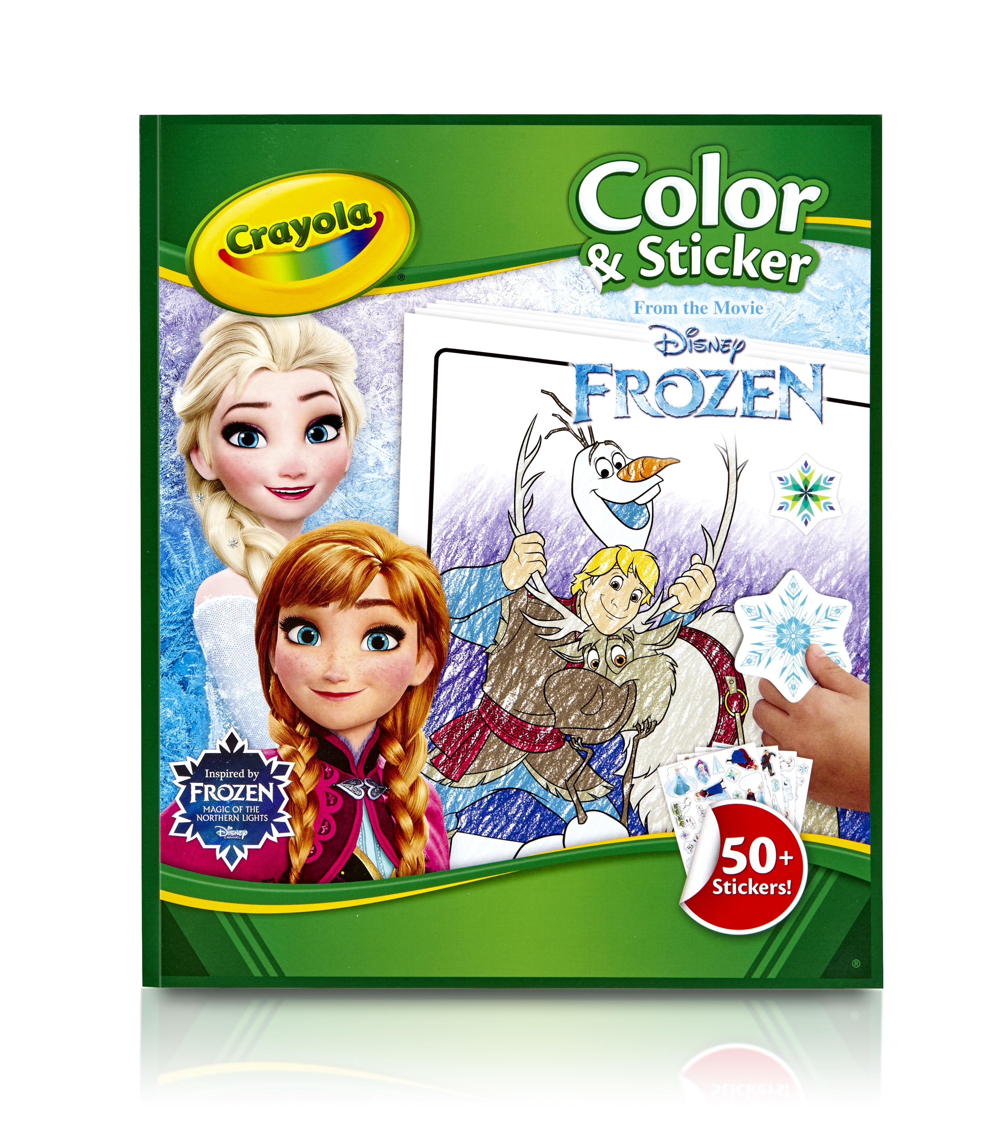 Crayola, Inc. Crayola Frozen - Color&Sticker Book Spalvinimo knygutė ...