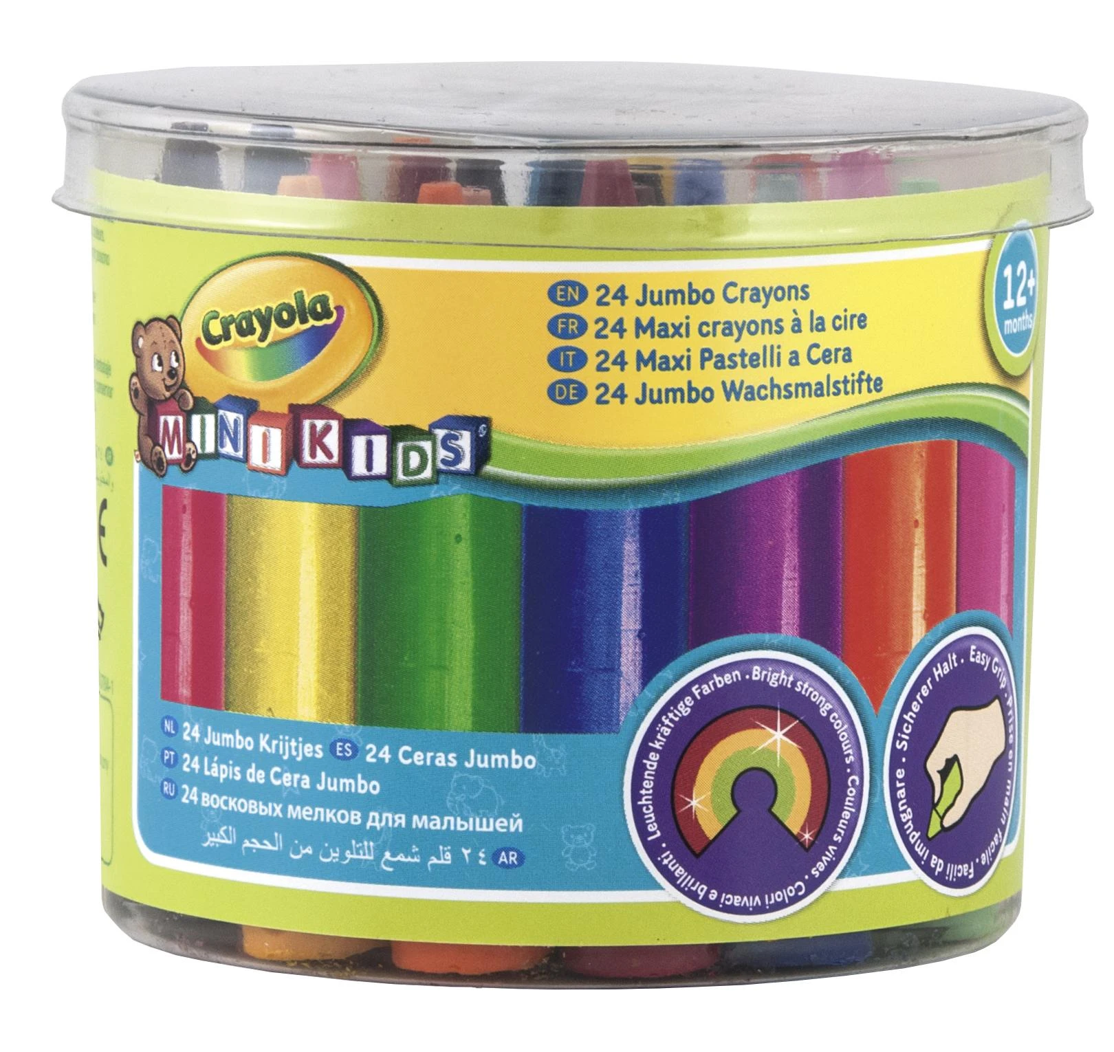 Crayola, Inc. Crayola Mini Kids - 24 dideli pieštukai, 24 vnt.