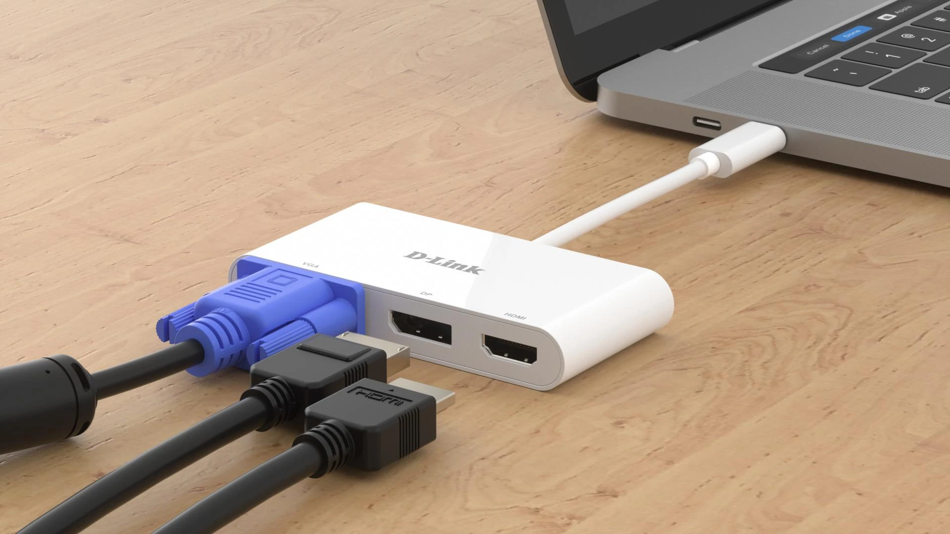 D-Link DUB-V310 knyginių kompiuterių dokas / jungčių replikatorius Vielinis USB 3.2 Gen 1 (3.1 Gen 1) Type-C Balta