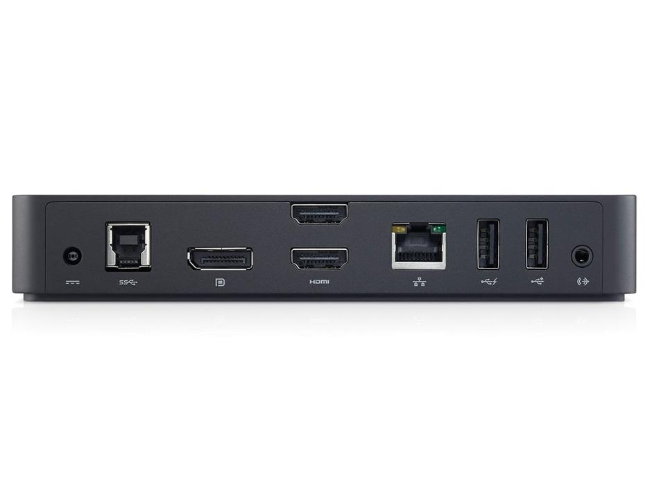 DELL 452-BBOT knyginių kompiuterių dokas / jungčių replikatorius Vielinis USB 3.2 Gen 1 (3.1 Gen 1) Type-B Juoda