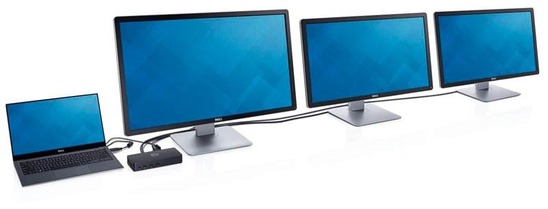 DELL 452-BBOT knyginių kompiuterių dokas / jungčių replikatorius Vielinis USB 3.2 Gen 1 (3.1 Gen 1) Type-B Juoda