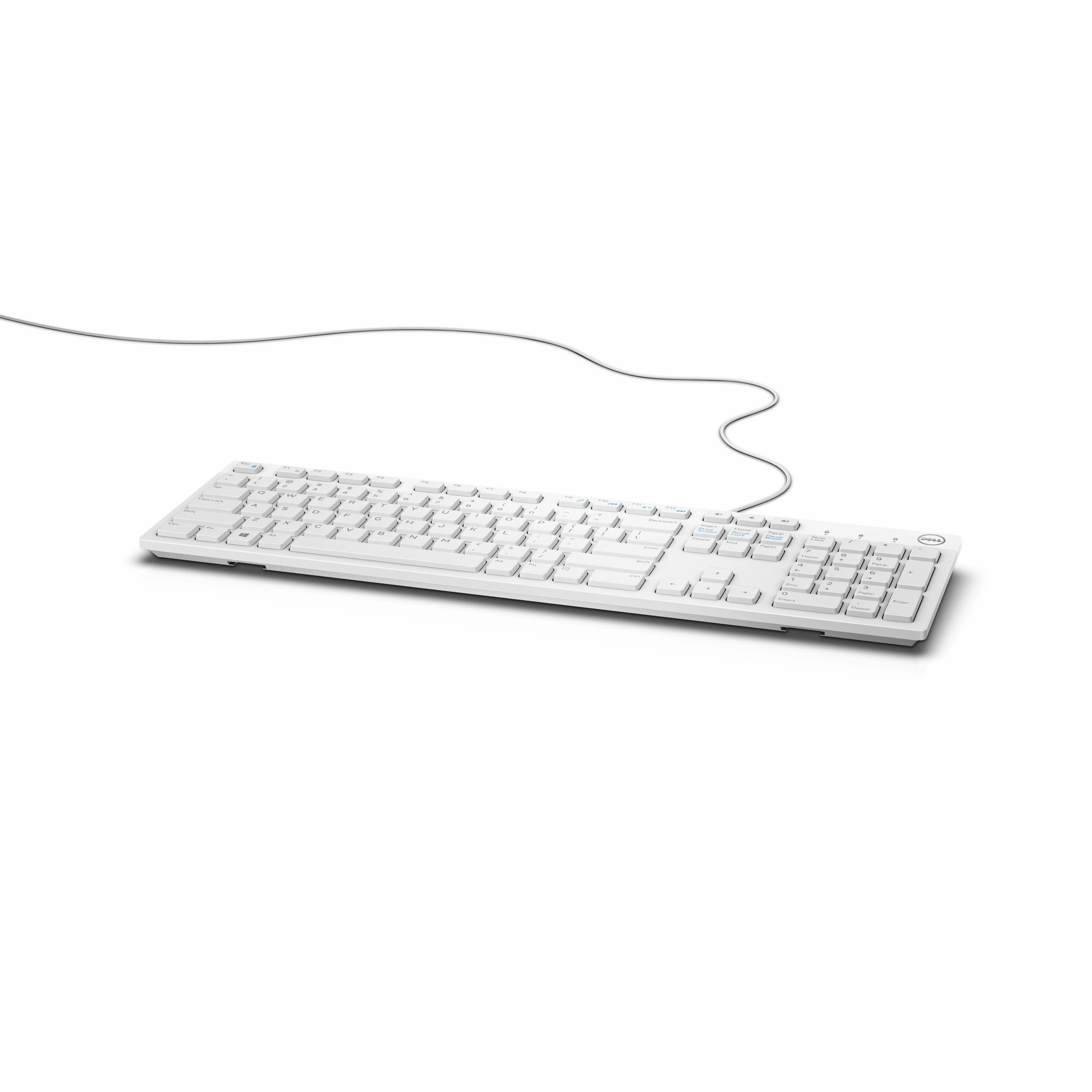 DELL KB216 klaviatūra USB QWERTZ Vokiečių Balta