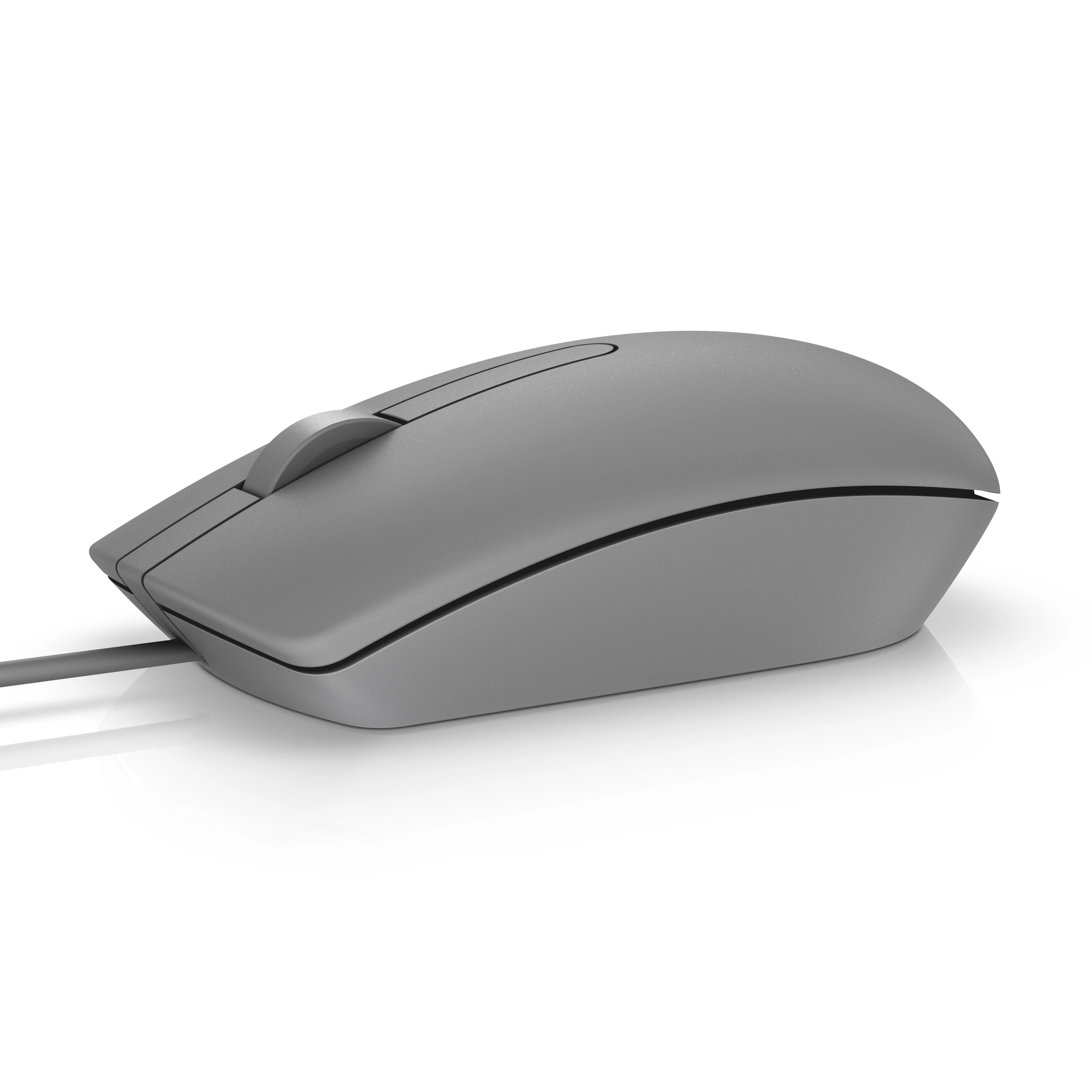 Dell optinė laidinė pelė MS116 (Pilka) 1000DPI Abiems rankoms