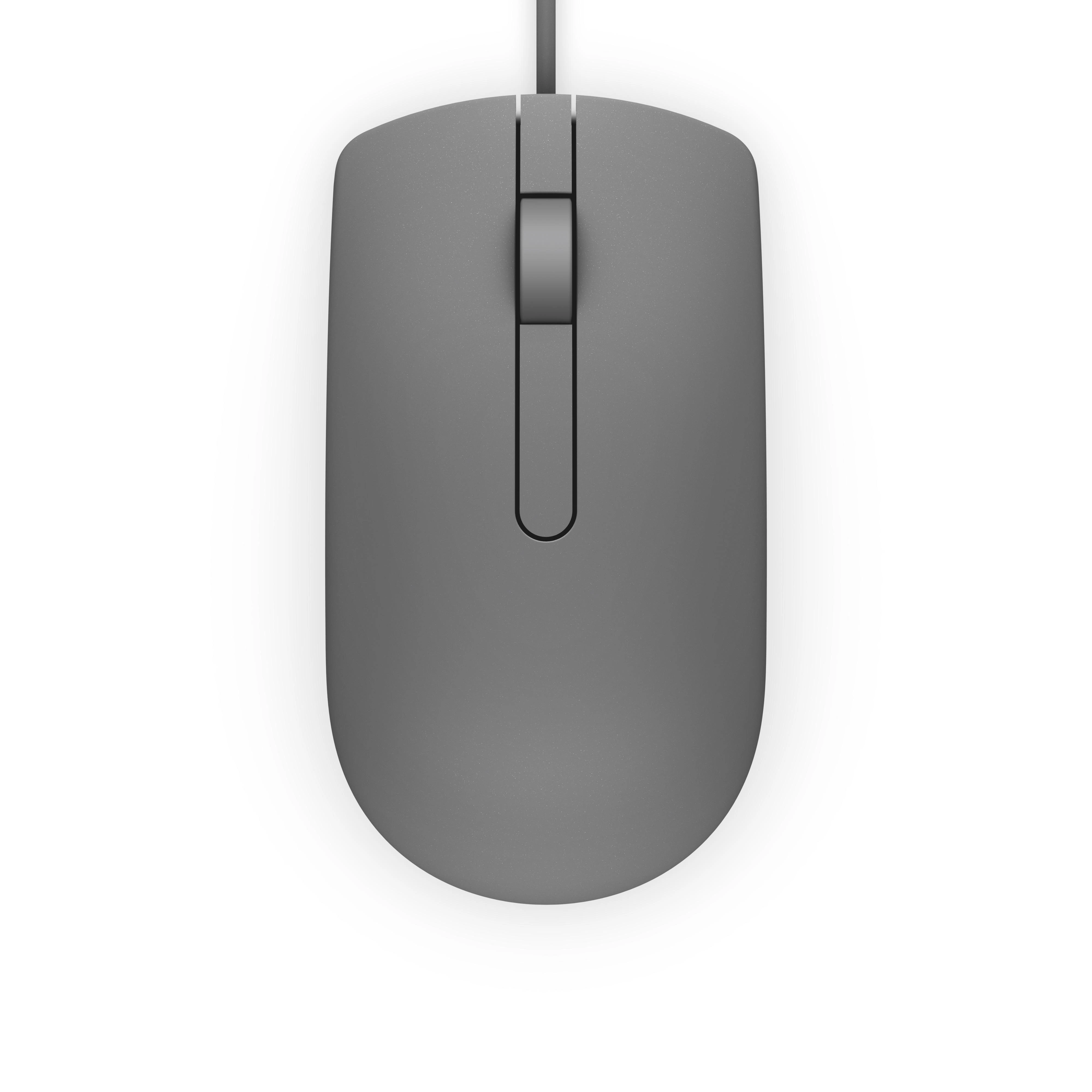 Dell optinė laidinė pelė MS116 (Pilka) 1000DPI Abiems rankoms