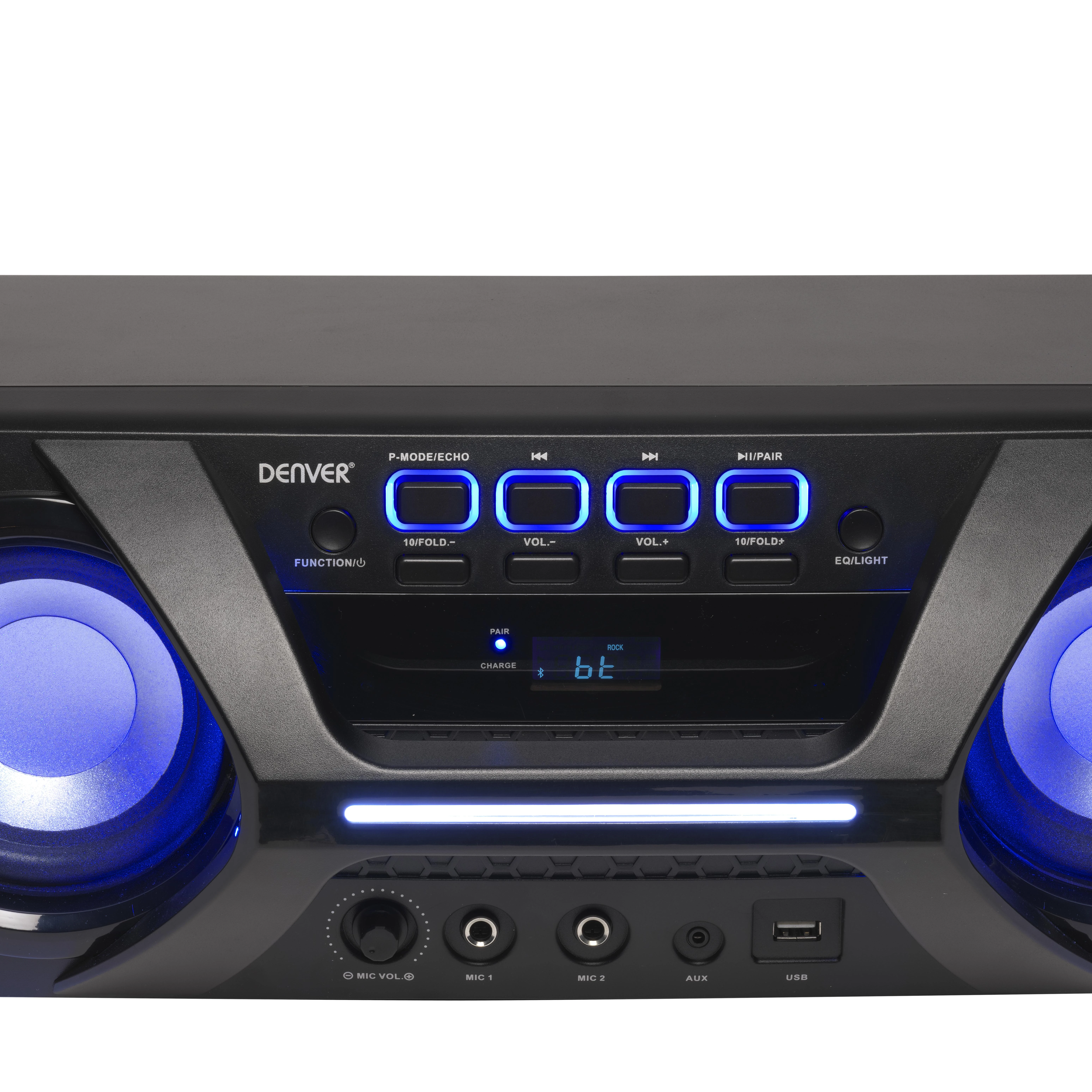 Denver BTB-410NR 40 W Nešiojamas stereo garsiakalbis Juoda