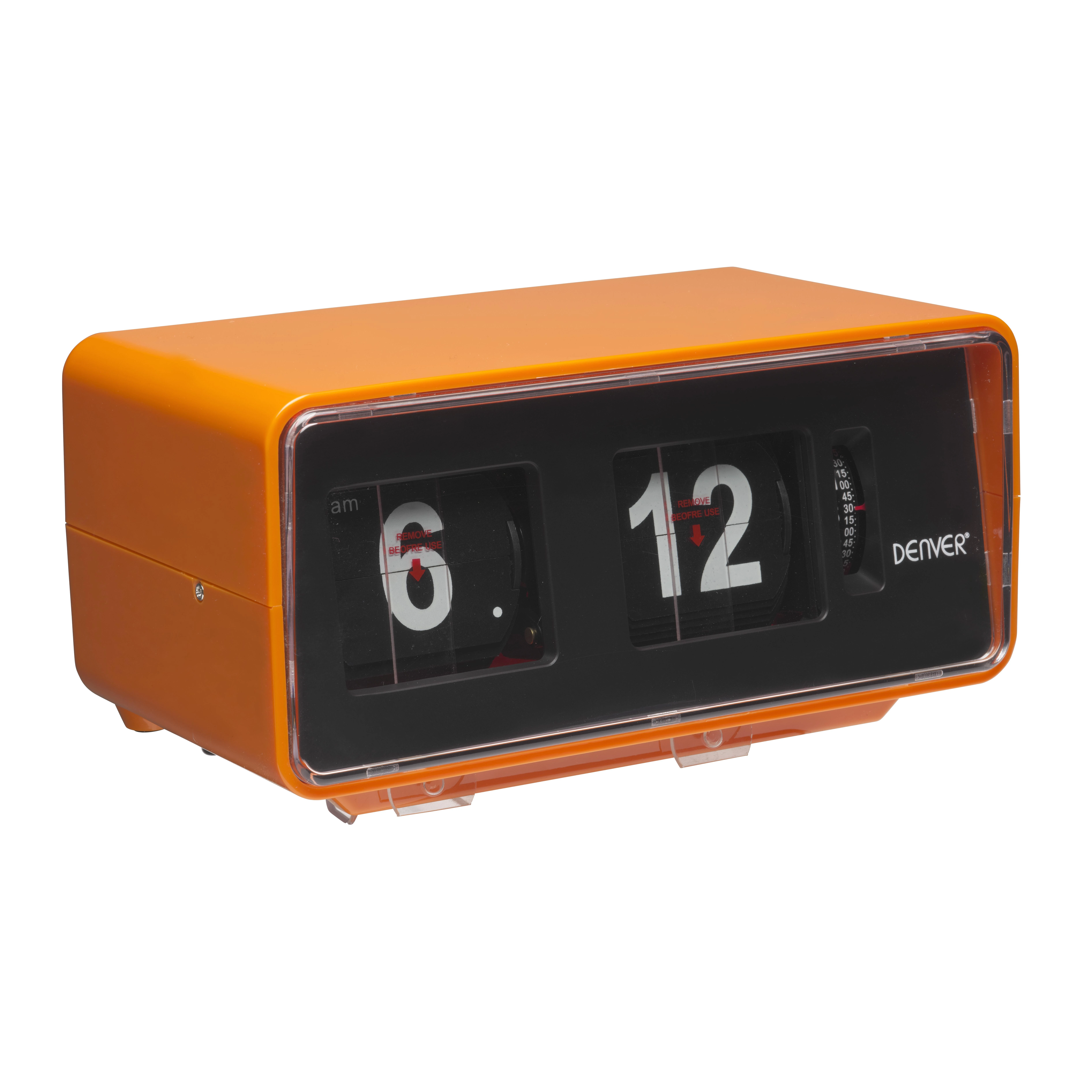 Denver CR-425 radijo imtuvas Laikrodis Analoginis ir skaitmeninis Oranžinė