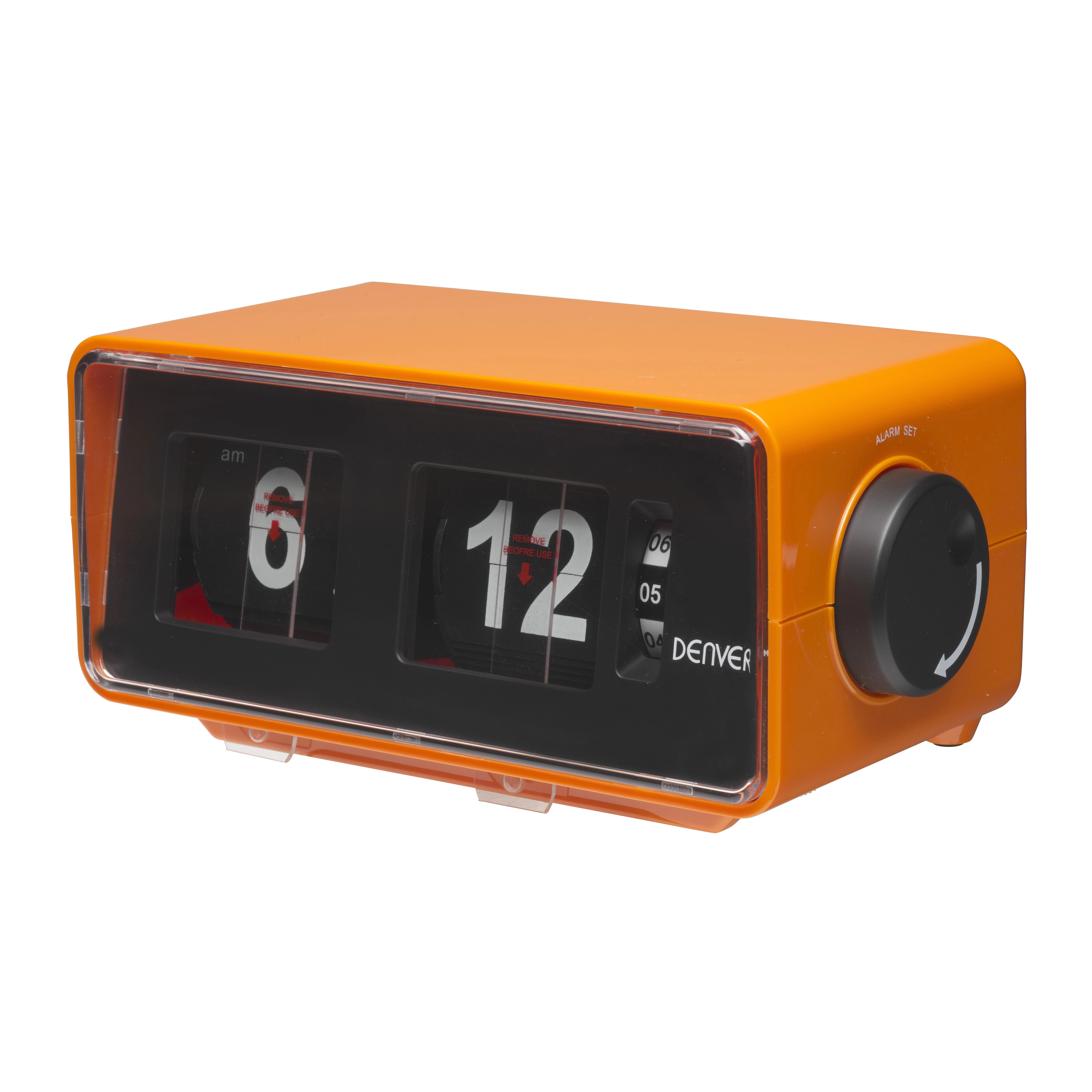 Denver CR-425 radijo imtuvas Laikrodis Analoginis ir skaitmeninis Oranžinė