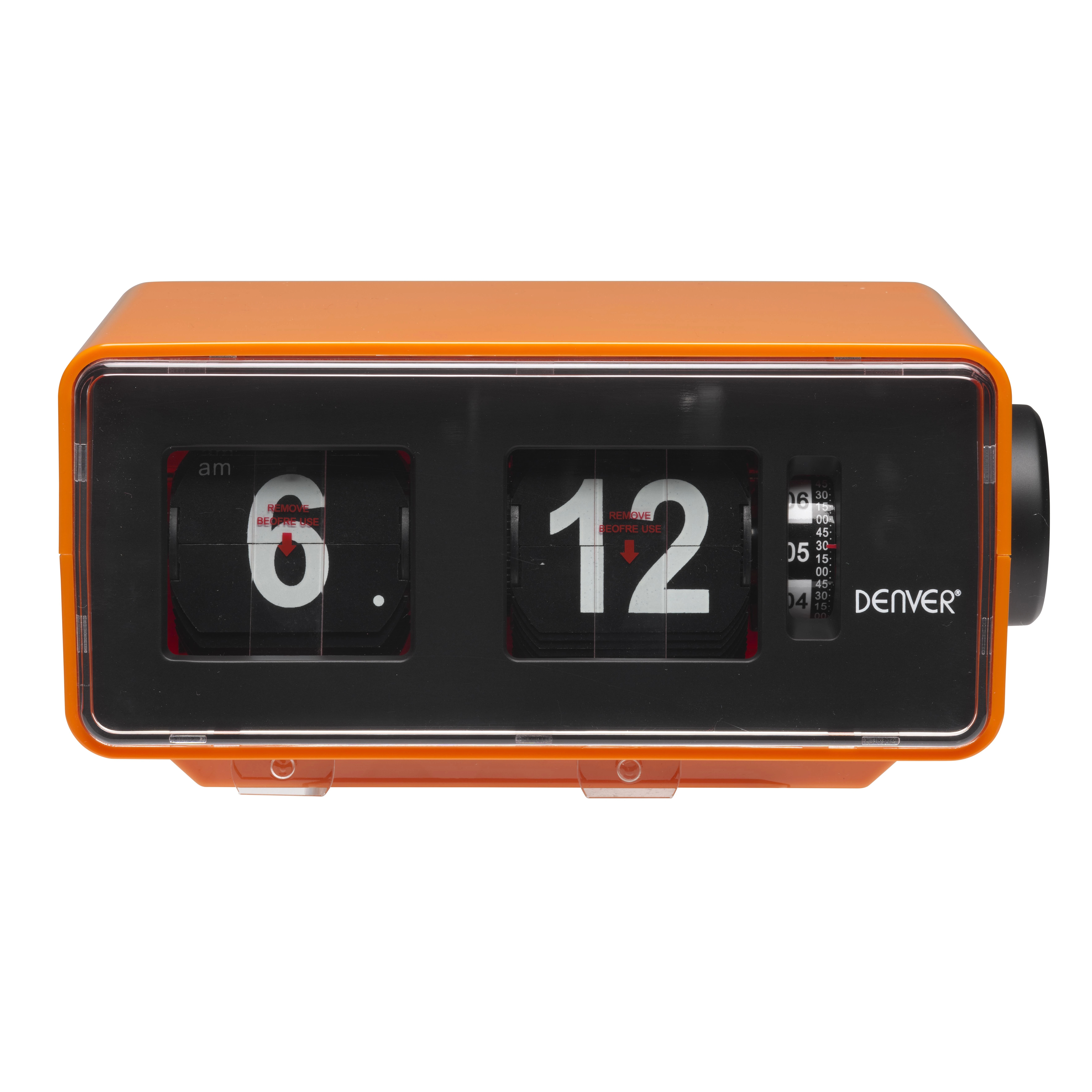 Denver CR-425 radijo imtuvas Laikrodis Analoginis ir skaitmeninis Oranžinė