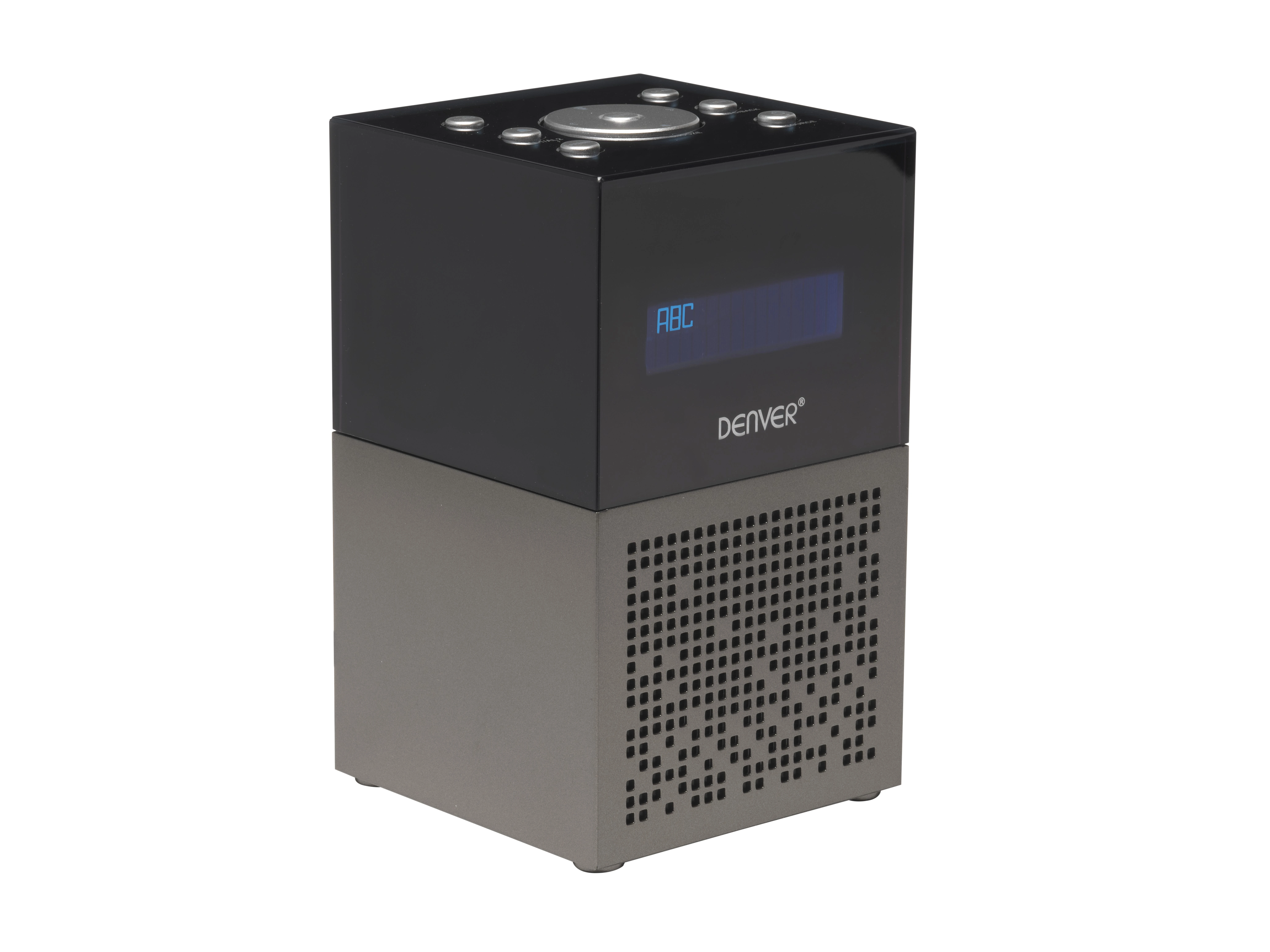 Denver CRD-510 radijo imtuvas Laikrodis Analoginis ir skaitmeninis Juoda, Metalinis