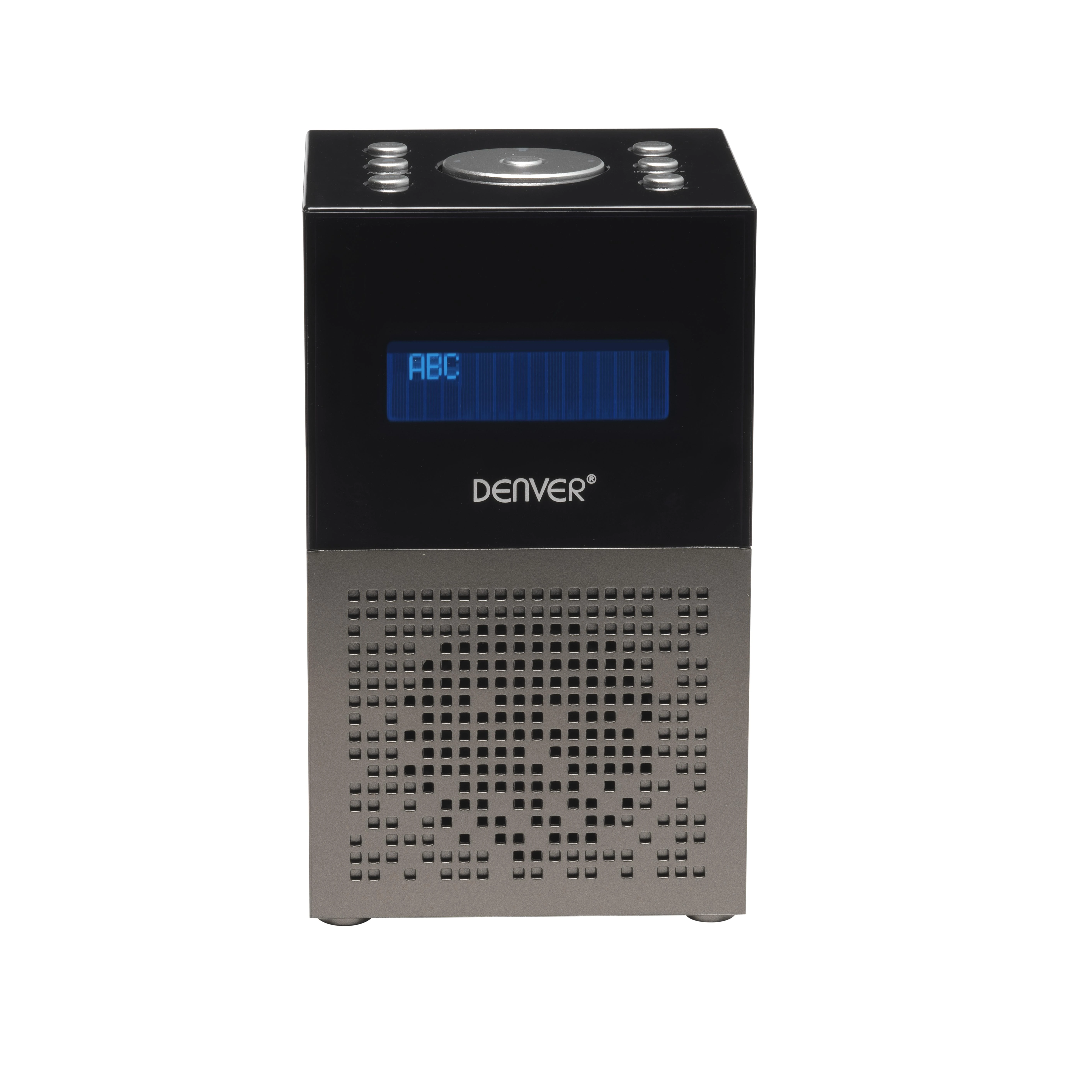 Denver CRD-510 radijo imtuvas Laikrodis Analoginis ir skaitmeninis Juoda, Metalinis