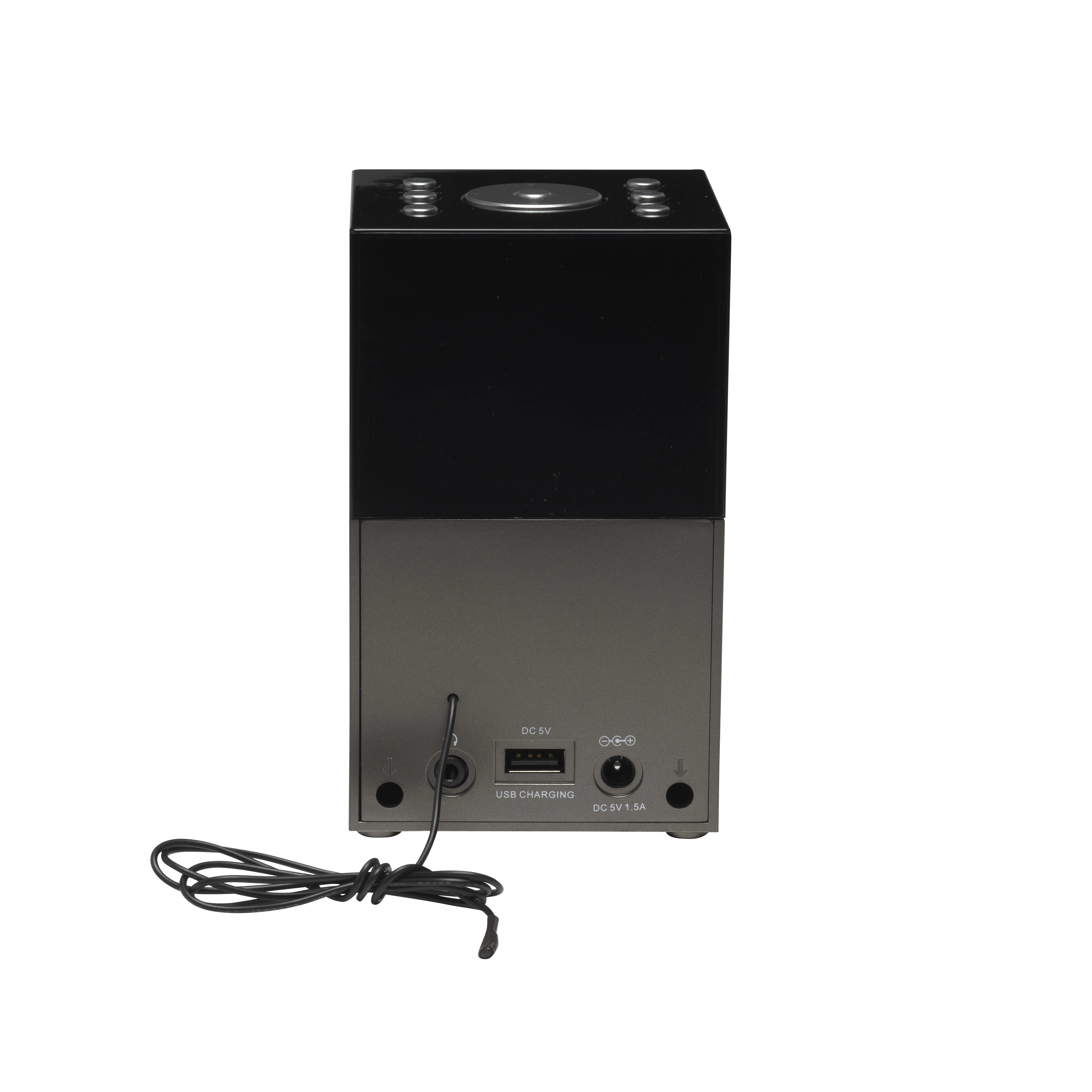 Denver CRD-510 radijo imtuvas Laikrodis Analoginis ir skaitmeninis Juoda, Metalinis