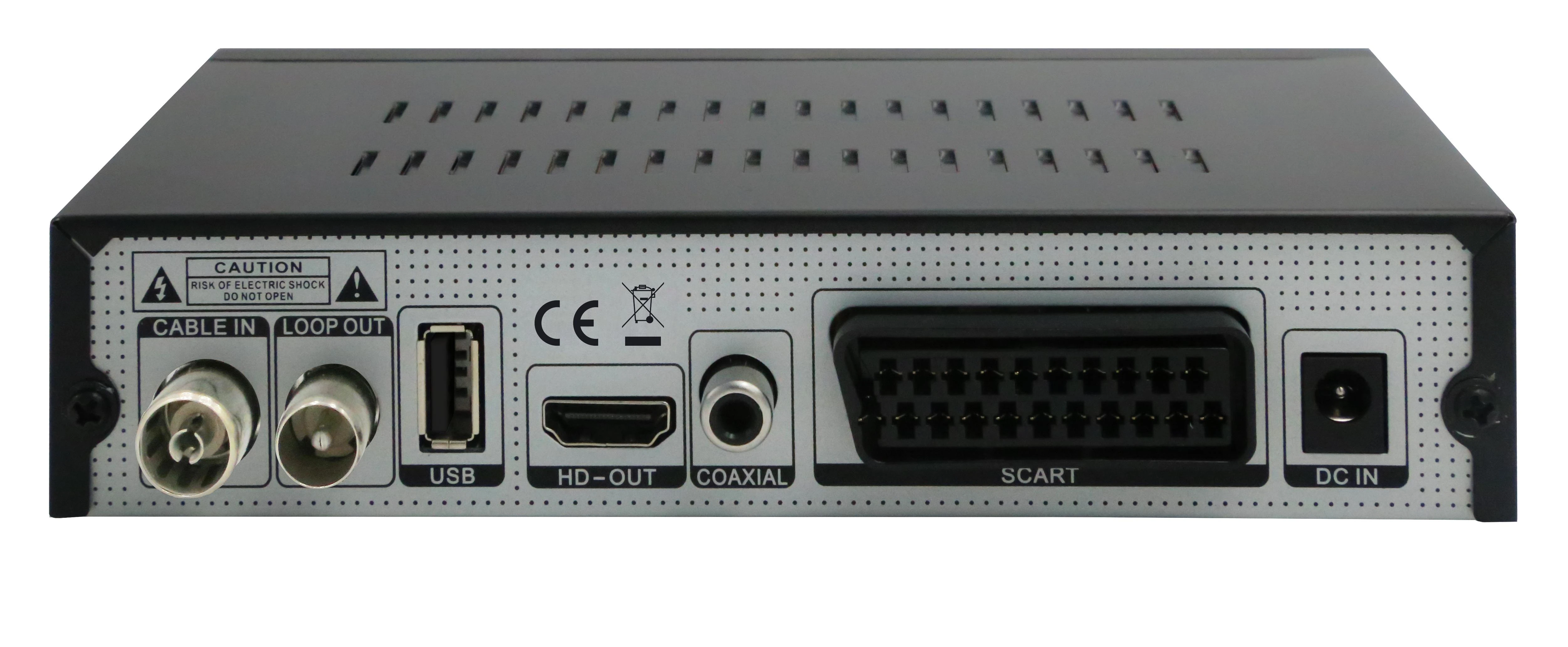 Denver DVBC-120 galinė jungčių panelė