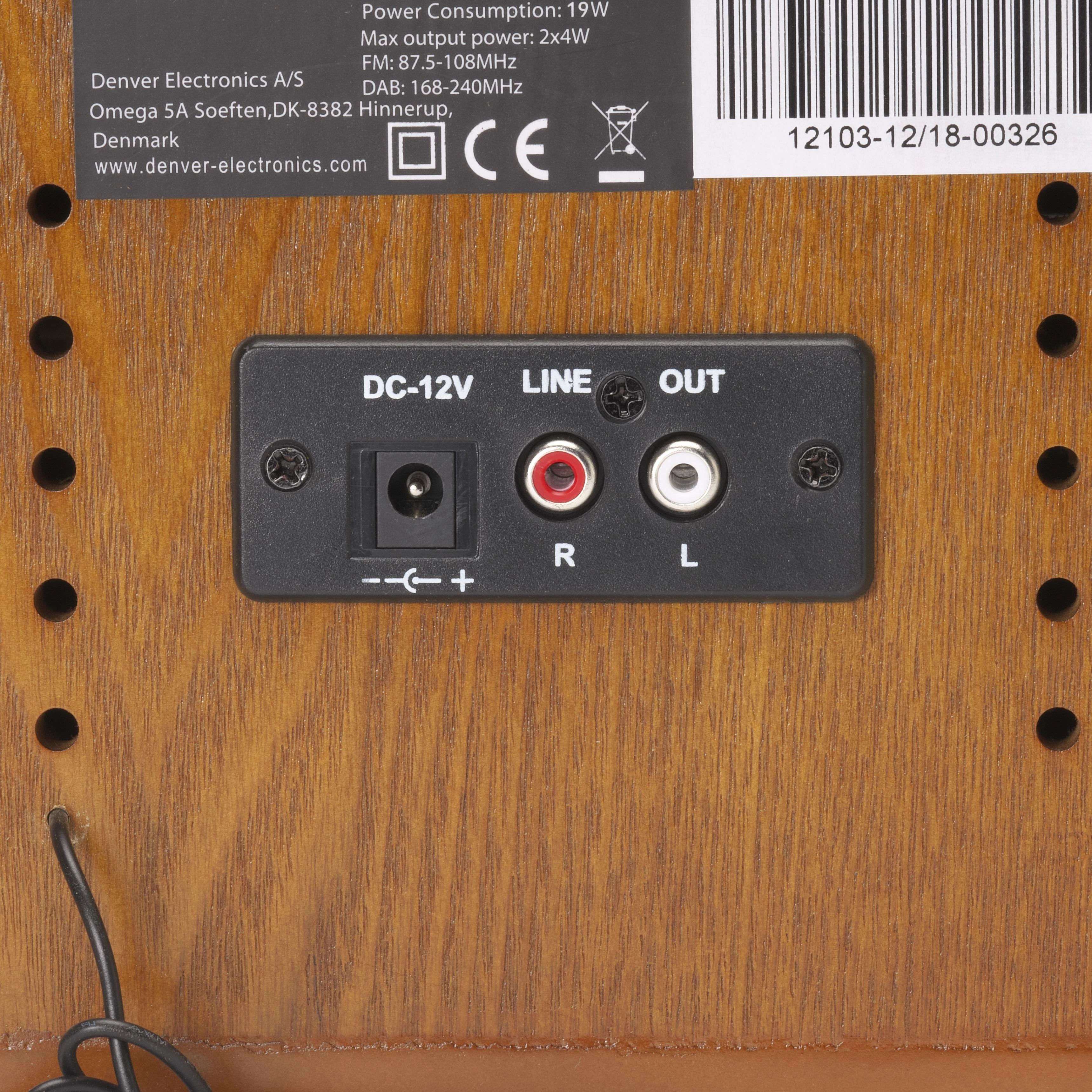 Muzikinis centras Denver MRD-51 Ruda